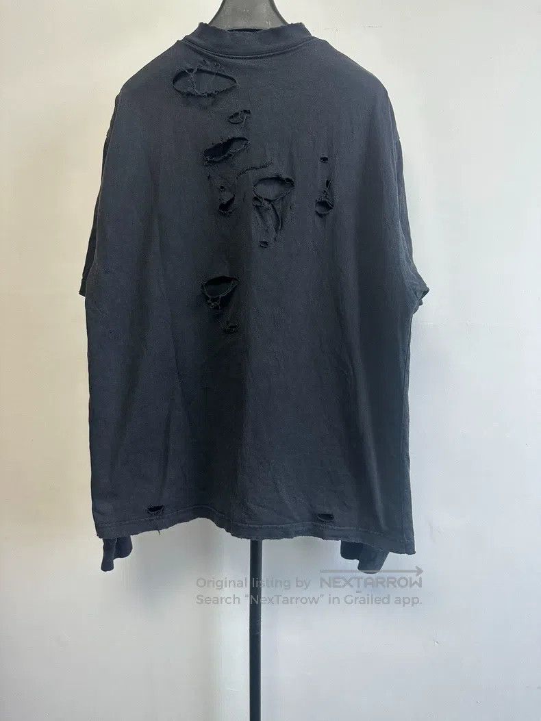 Balenciaga Balenciaga Solid Color Round Neck Layered Long Sleeve Size US S / EU 44-46 / 1 - 2 Thumbnail