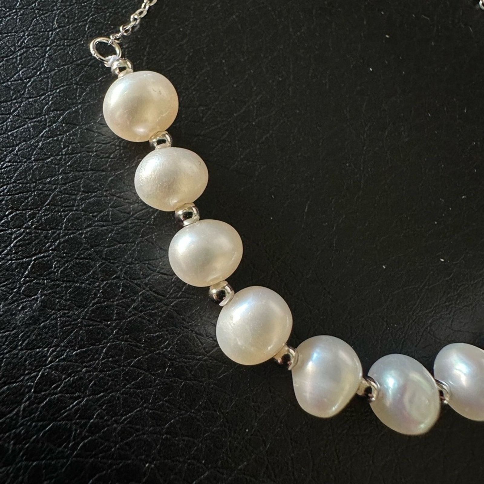 Other NEW .925 Sterling Silver Pearl Beaded Necklace - $109 Size ONE SIZE - 4 Thumbnail
