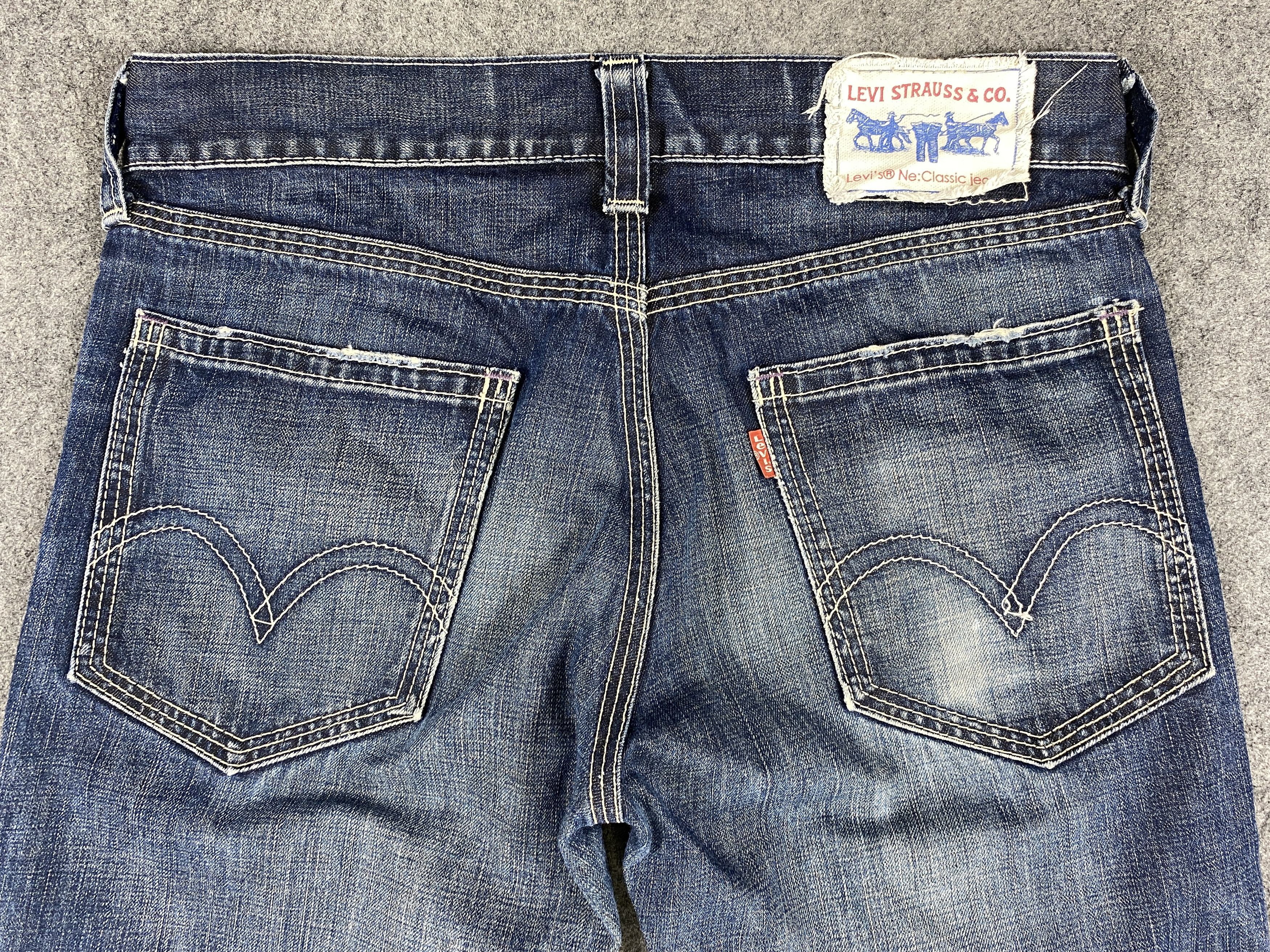 Levi's Distressed Blue Vintage Levi's 502 33x33 Denim -JN1453 Size US 33 - 4 Thumbnail