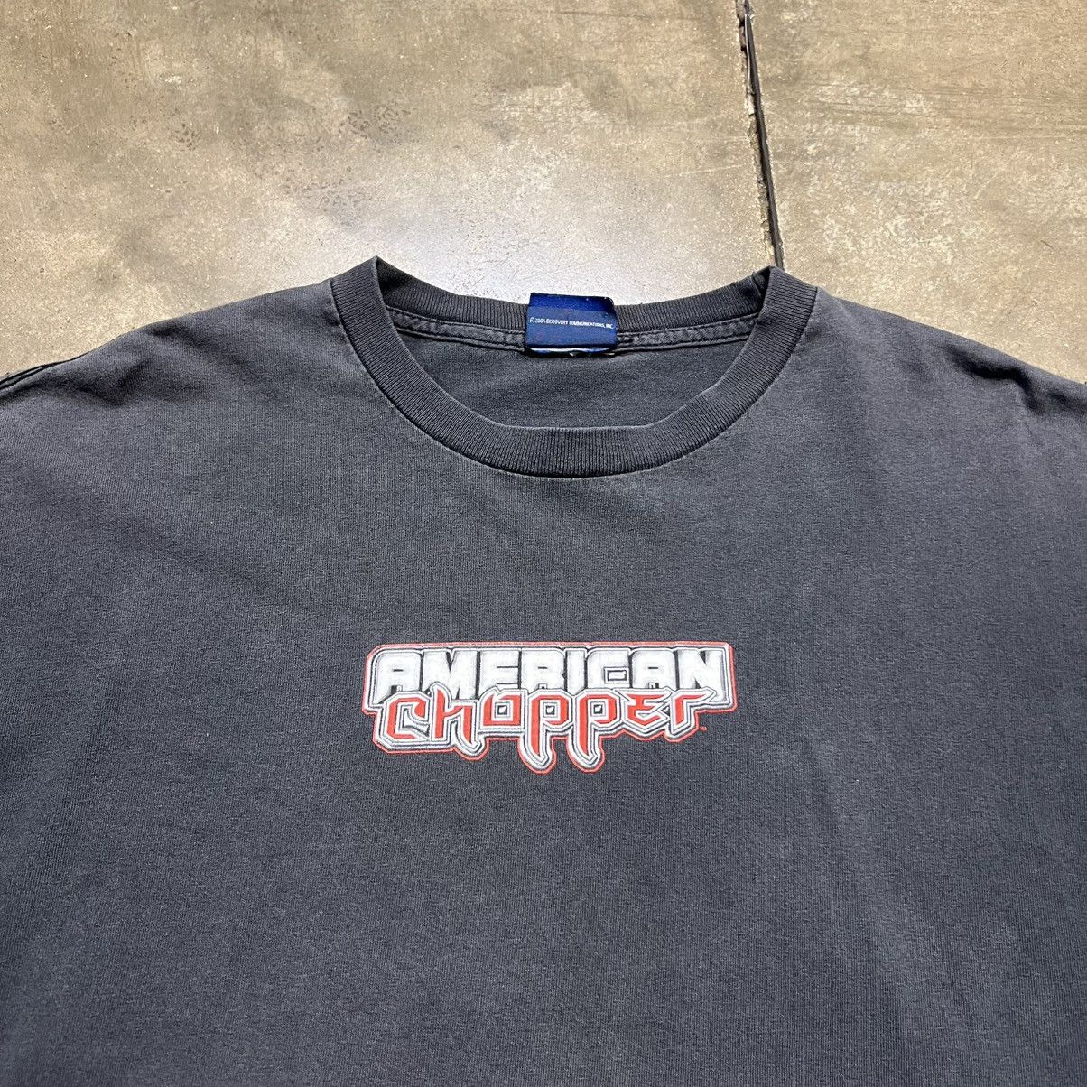 Vintage Vintage American Choppers Fire Bike Motorcycle Tee Sun Faded Size US XL / EU 56 / 4 - 3 Thumbnail