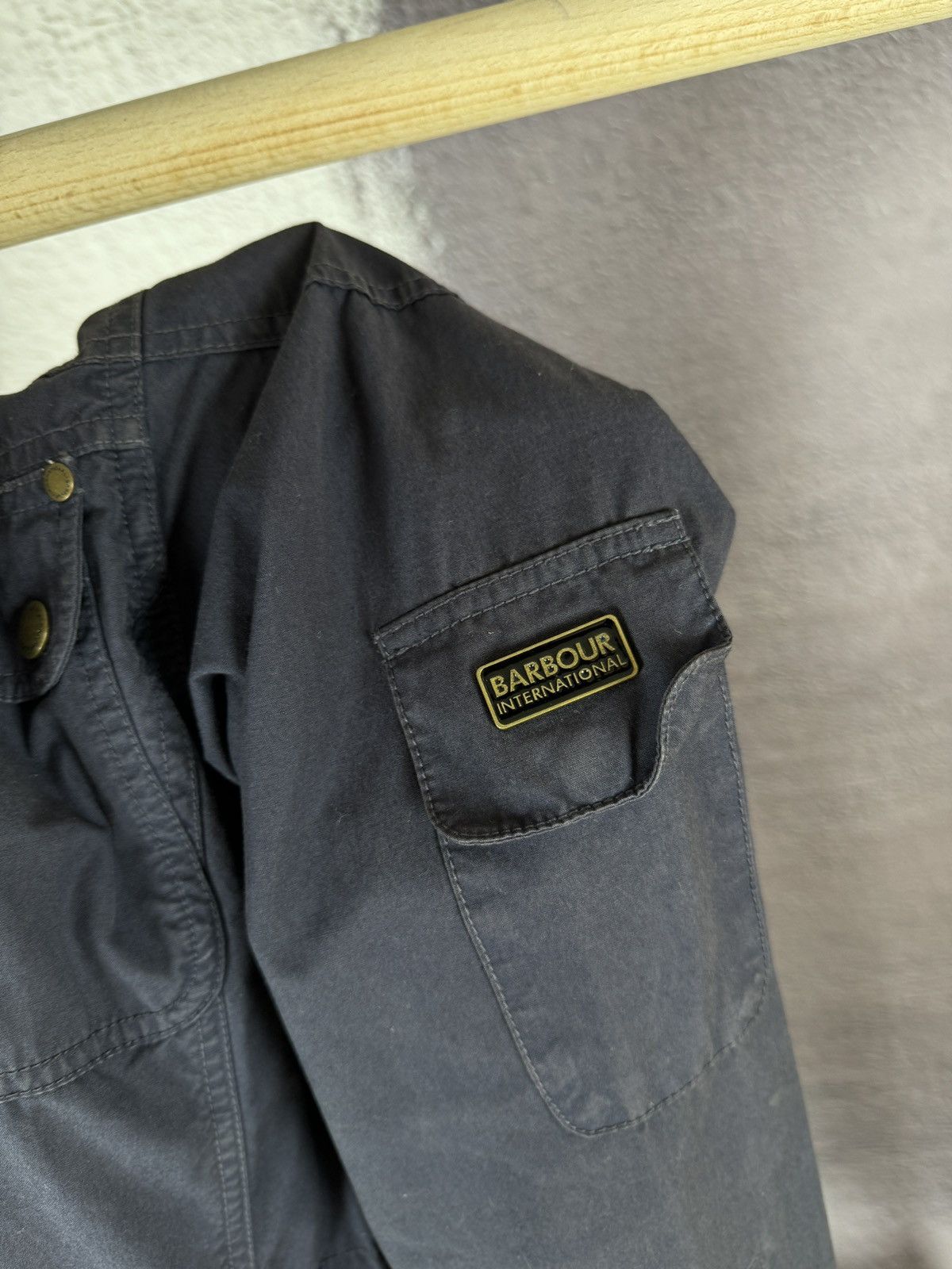 Barbour Barbour International White label faded navy blue jacket Size M / US 6-8 / IT 42-44 - 16 Thumbnail