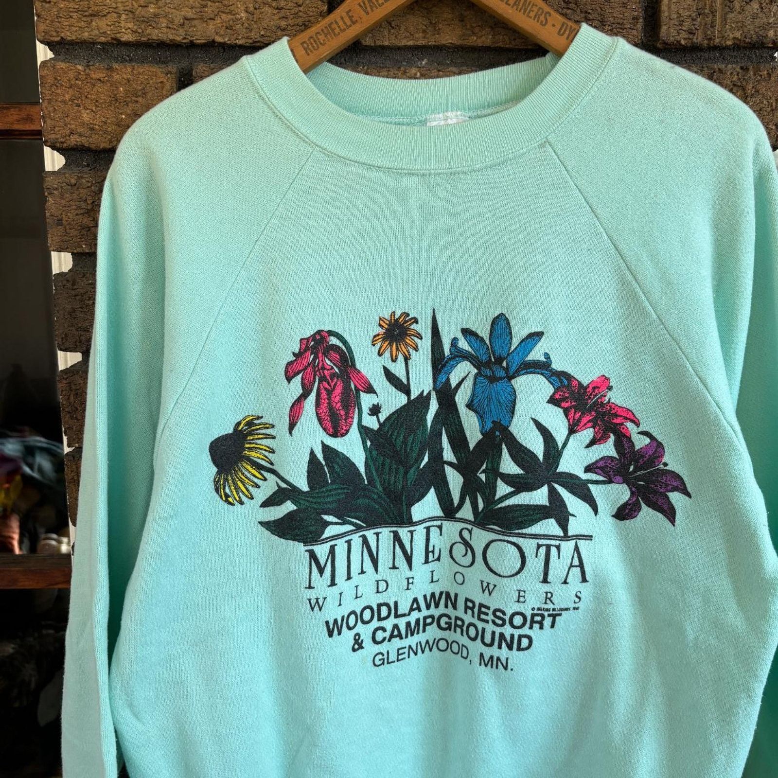 Other × Vintage Vintage 1980s minnesota wildflowers raglan sweatshirt Size L / US 10 / IT 46 - 1 Thumbnail