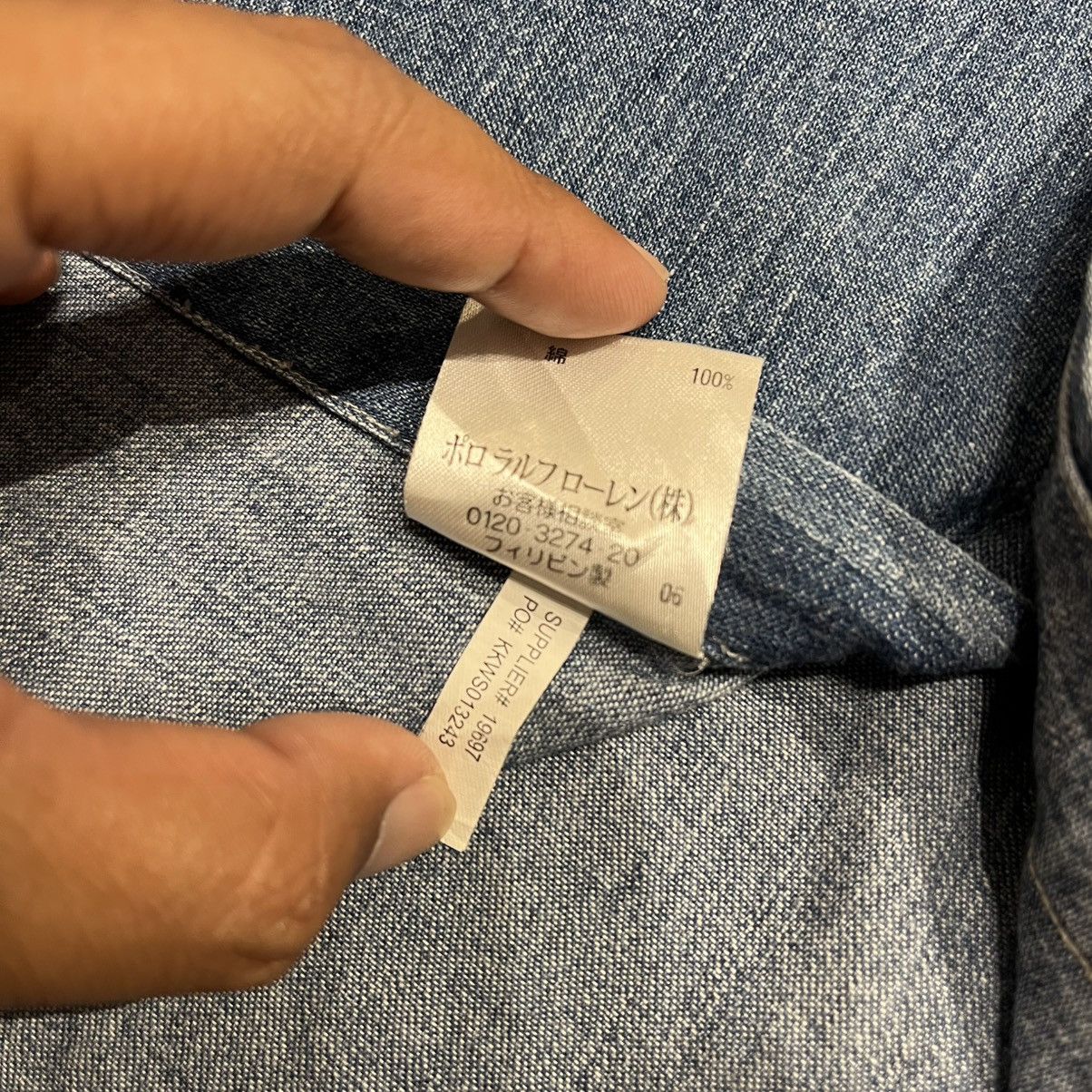 Polo Ralph Lauren Vintage Ralph Lauren Classic Fit Denim Shirt Size US M / EU 48-50 / 2 - 9 Thumbnail
