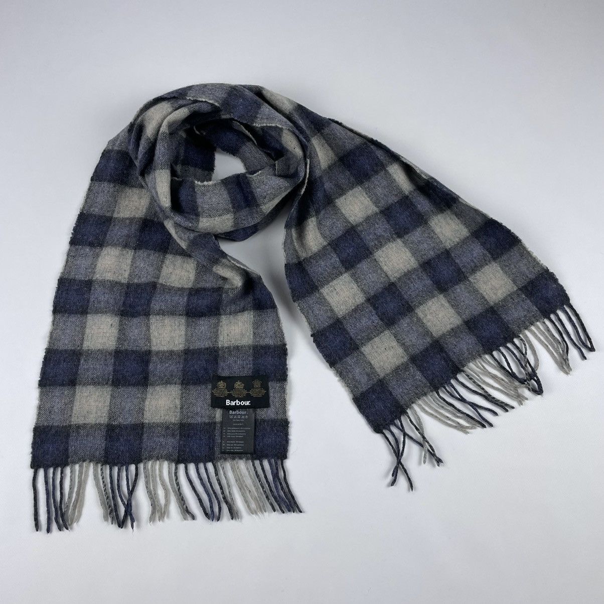 Barbour Vintage Barbour Wool Scarf Size ONE SIZE - 2 Thumbnail