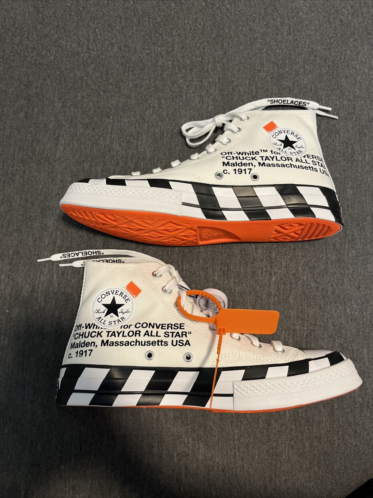 Converse x outlet off white grailed