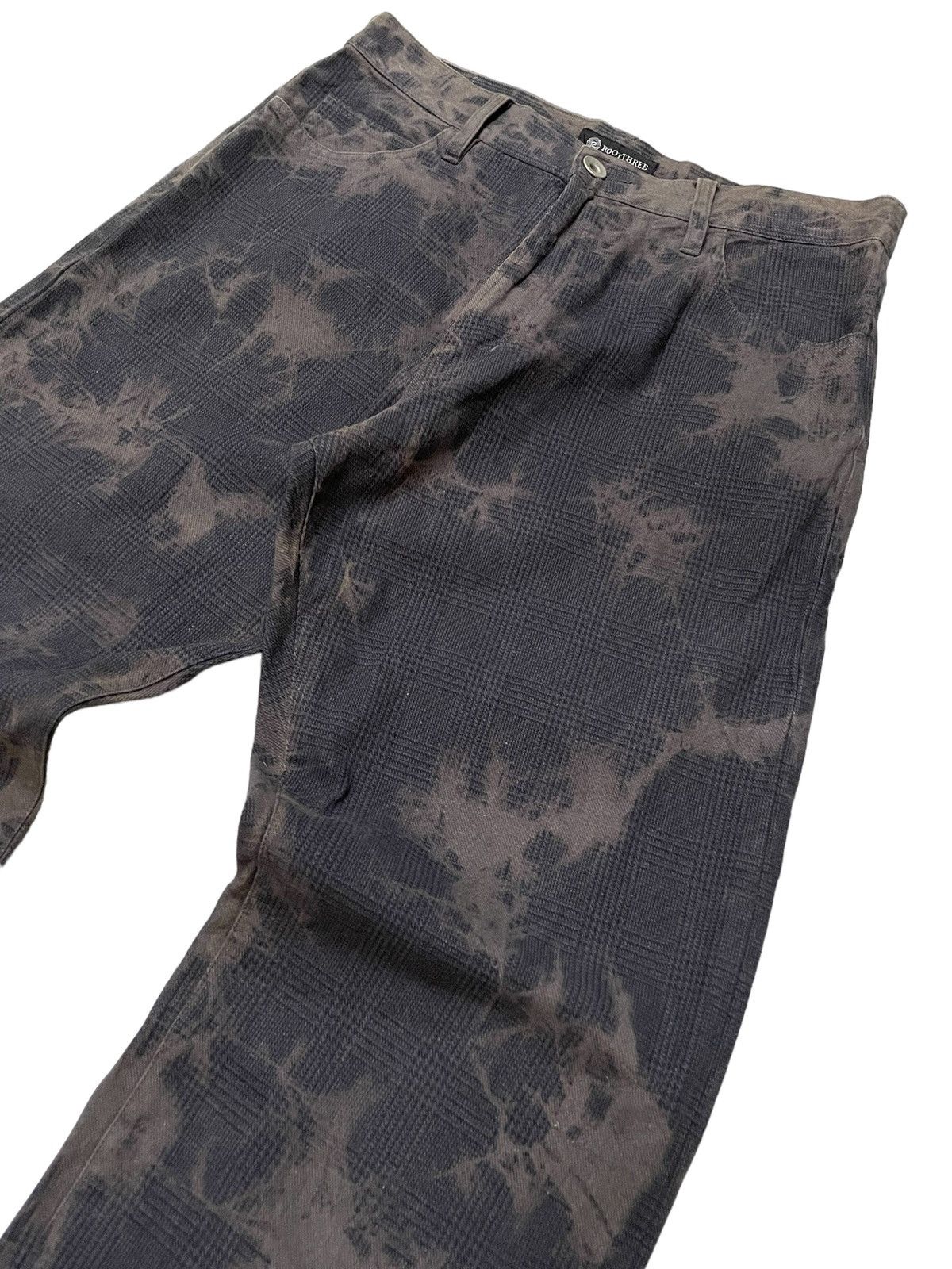 If Six Was Nine × Roots × semanticdesign Root Three Japan Smokey Mud Check Plaid Pants Size US 30 / EU 46 - 8 Thumbnail