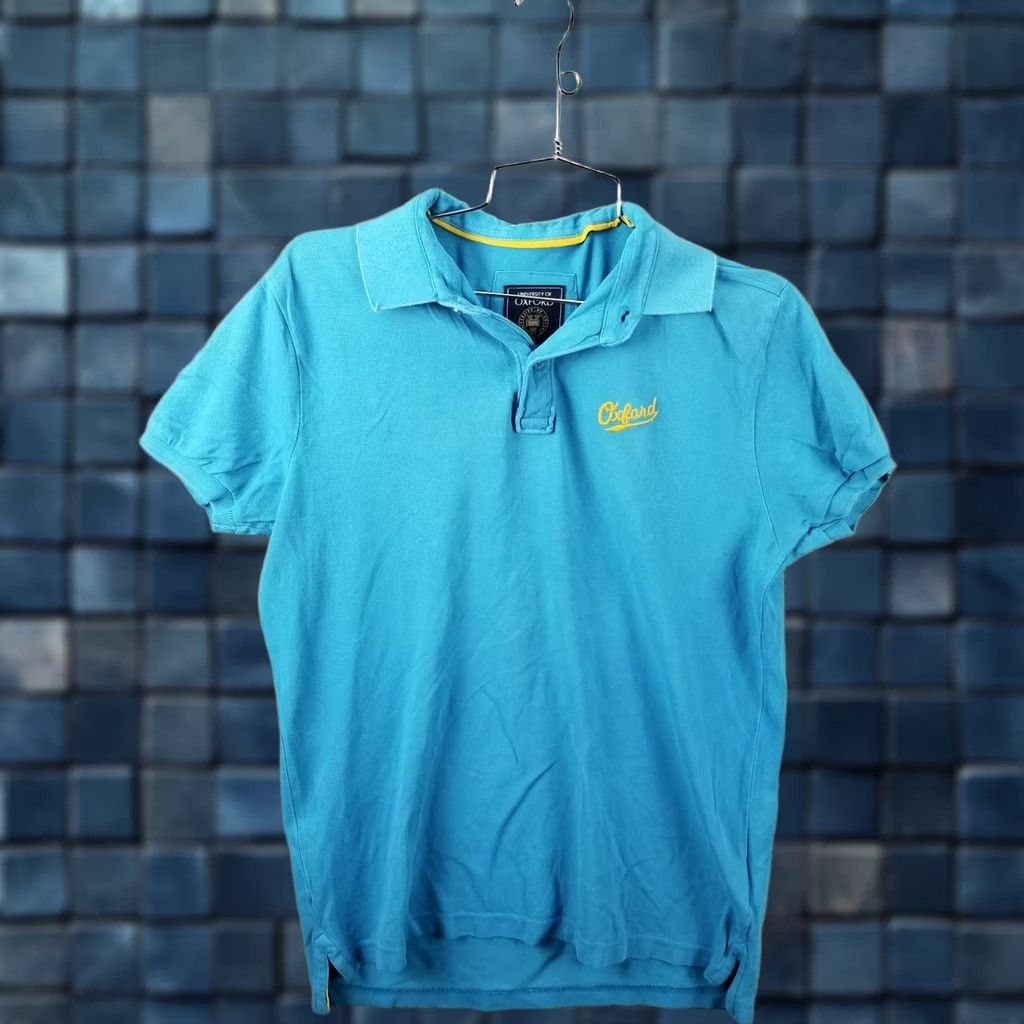 Vintage University Of Oxford College Polo Shirt Mens Small Blue Embroidered 20X27 Rugby Shirt Size US S / EU 44-46 / 1 - 1 Thumbnail