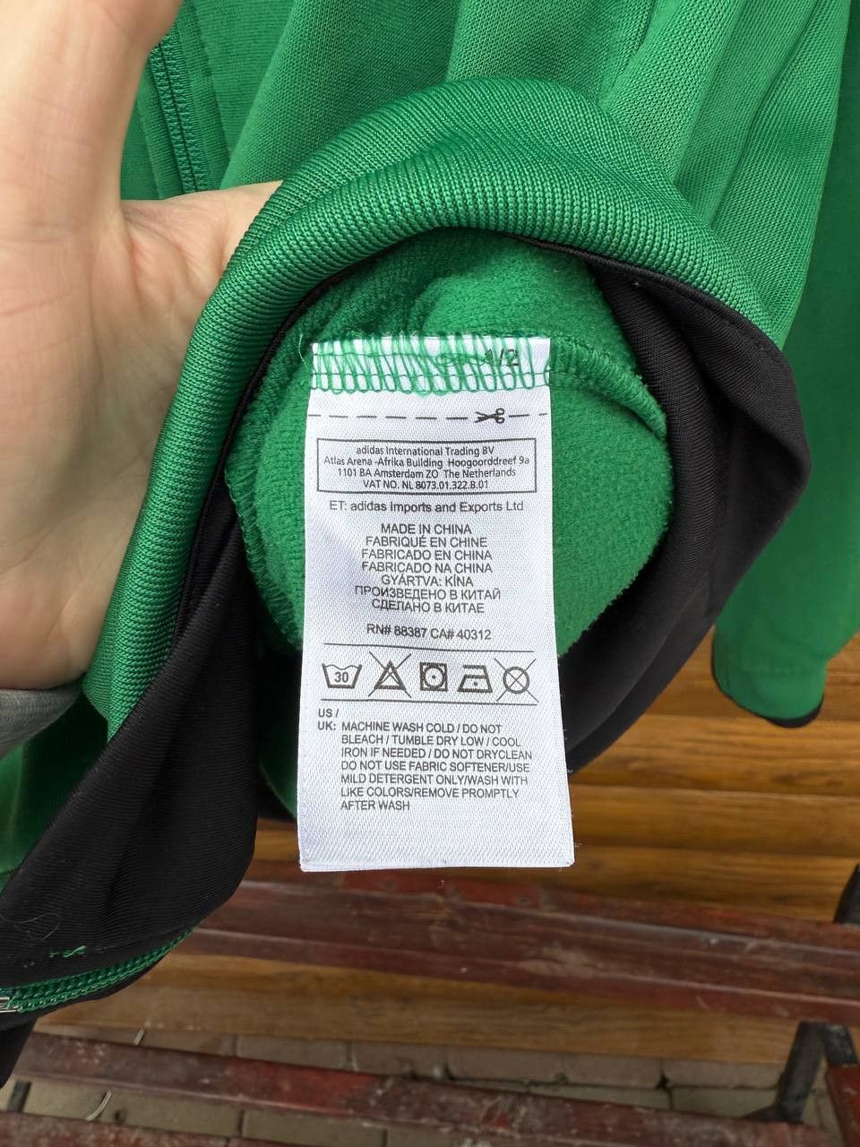 Adidas NBA Boston Celtics Adidas Hooded Jacket Full Zip Size US M / EU 48-50 / 2 - 6 Thumbnail