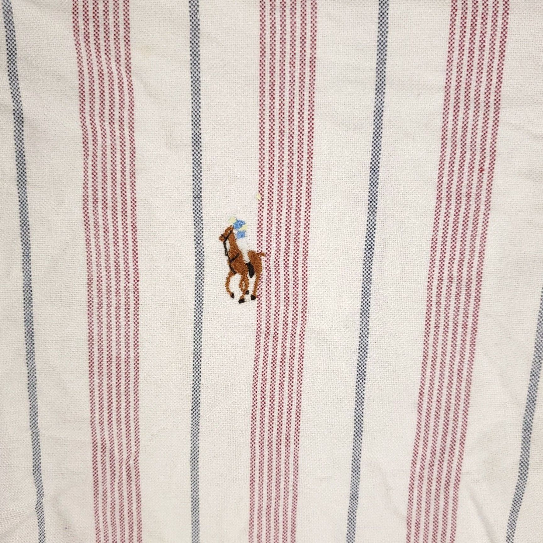Ralph Lauren Ralph Lauren Shirt Mens 16 Red Striped Dress Button Up Long Sleeve - Cotton, Woven, Regular Fit Size 42R - 2 Thumbnail