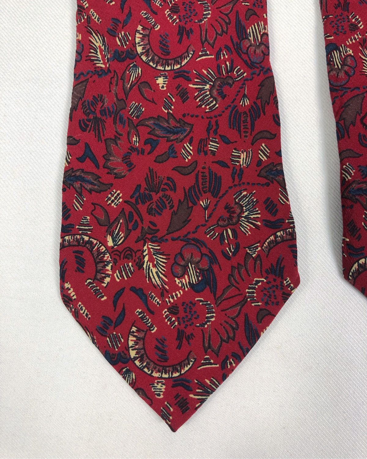 Christian Dior Monsieur Rare Vintage Christian Dior Monseiur Abstract Silk Tie Size ONE SIZE - 4 Thumbnail