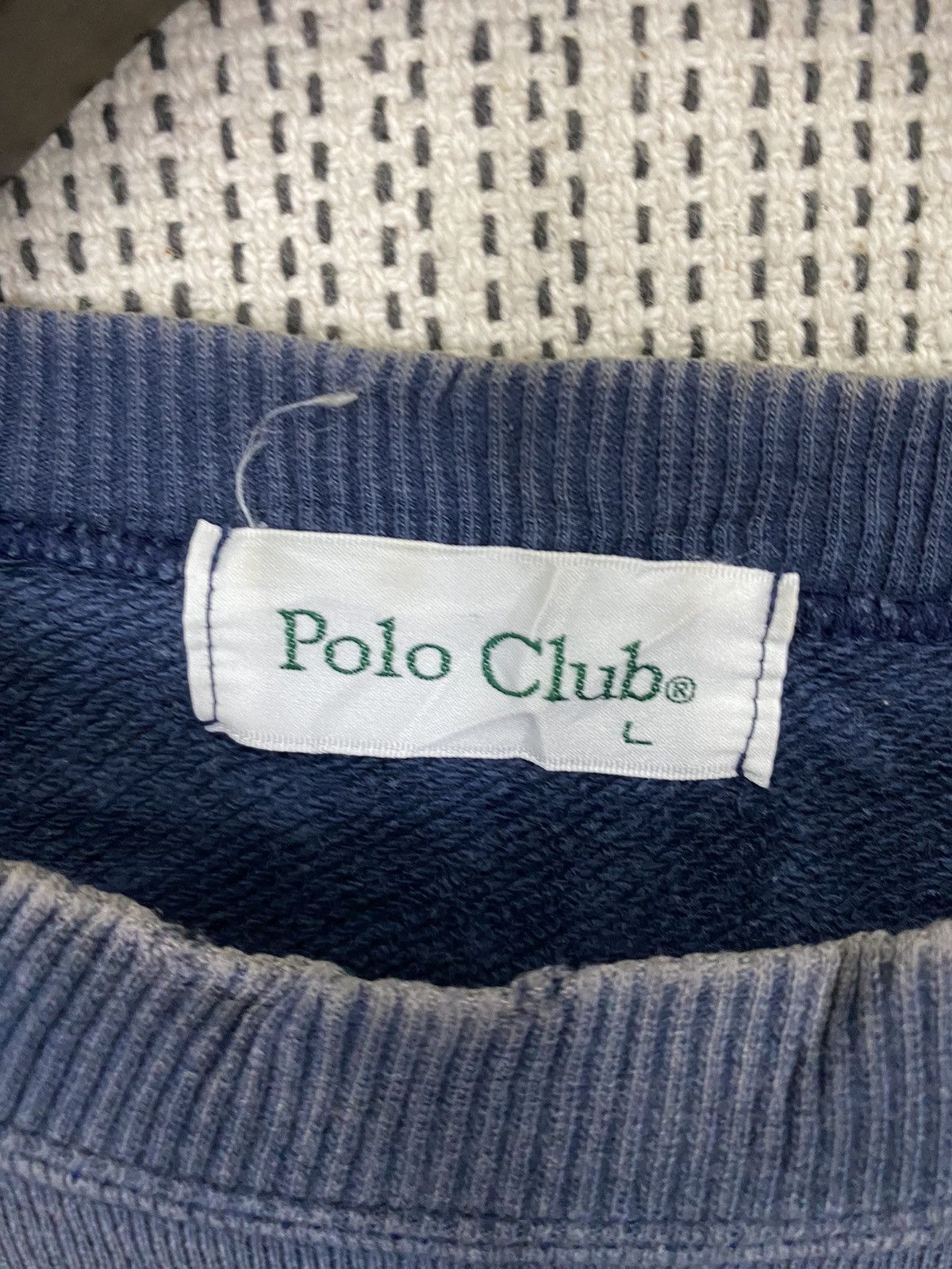Beverly Hills Polo Club × Polo Ralph Lauren × Vintage Vintage polo club spell out sun faded distressed sweatshirr Size US L / EU 52-54 / 3 - 6 Thumbnail