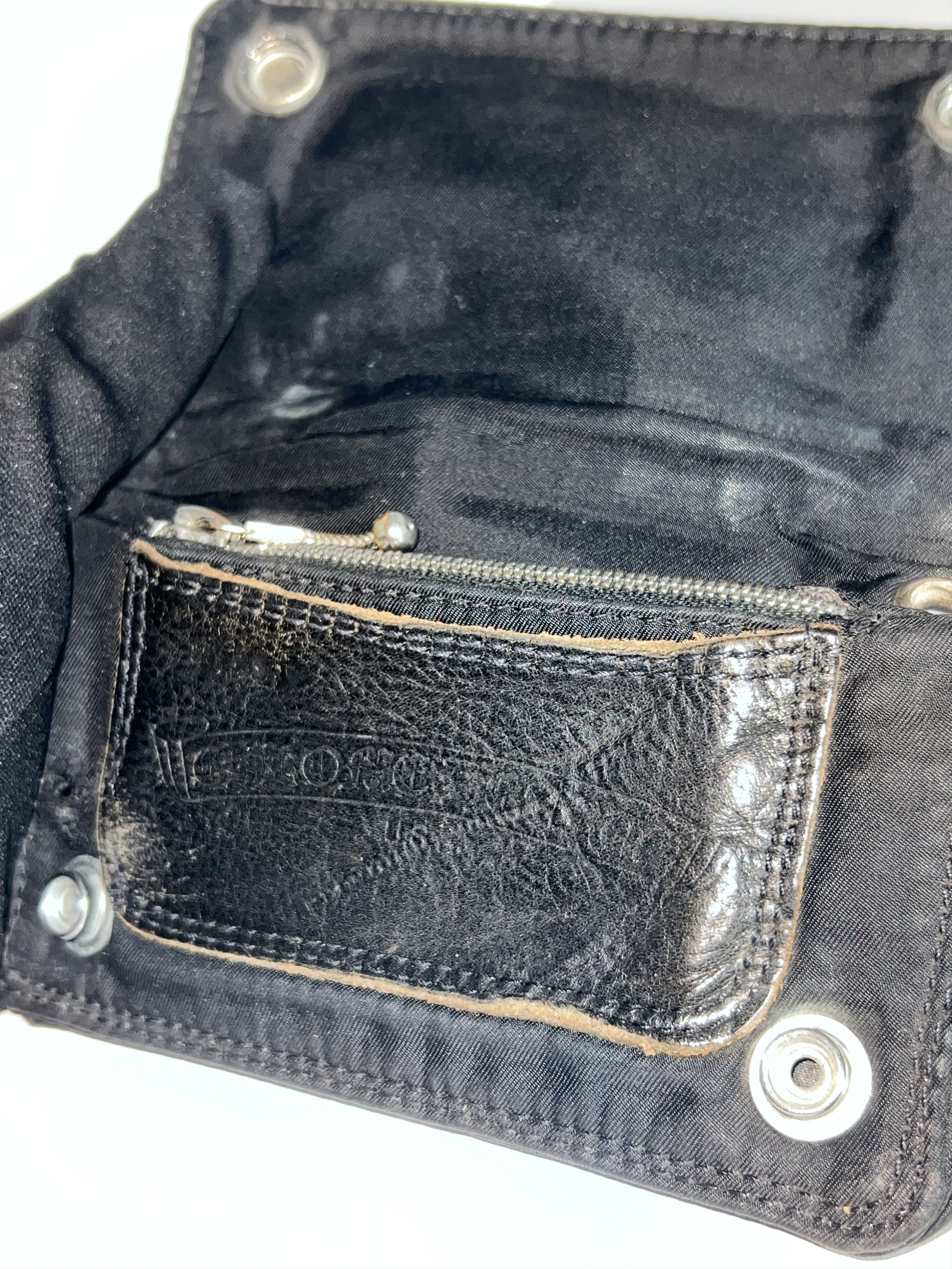 Chrome Hearts Chrome Hearts 1 Zip Nylon Snap Wallet Cross Button Black Size ONE SIZE - 8 Thumbnail