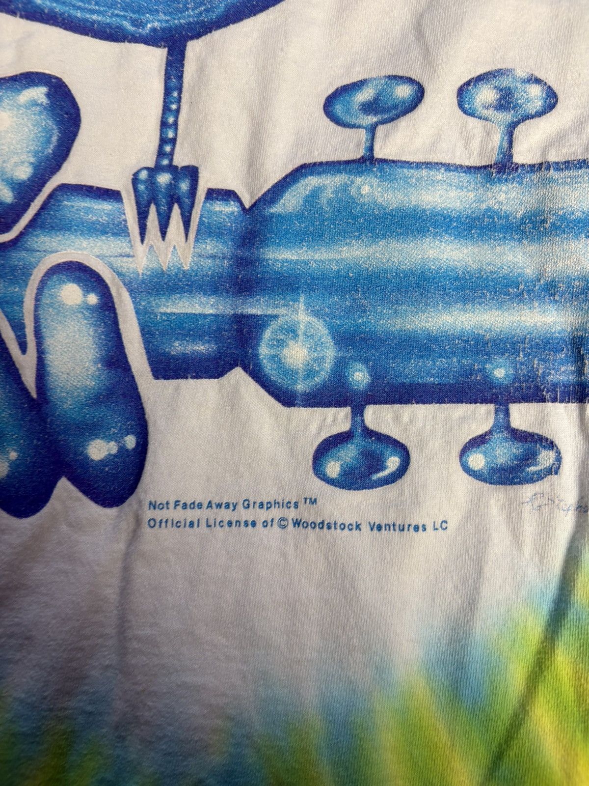 Band Tees × Vintage Vintage 1994 Woodstock Festival 25 Anniversary Long Sleeve Size US XL / EU 56 / 4 - 4 Thumbnail