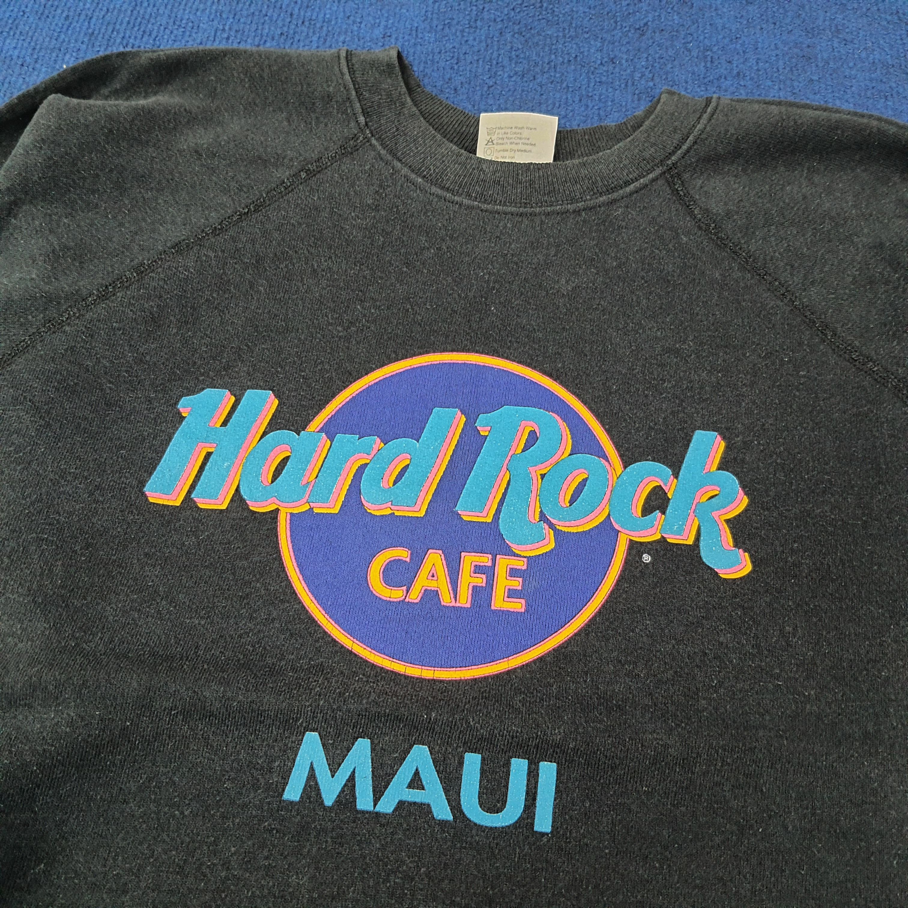 Hard Rock Cafe × Vintage Vintage Hard Rock Cafe MAUI Hawaii Sweatshirt C232N2 Size US S / EU 44-46 / 1 - 2 Thumbnail
