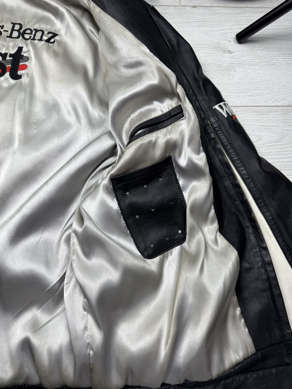 Mercedes-Benz Vintage Mercedes-Benz West Leather Jacket,McLaren Team Size US XL / EU 56 / 4 - 17 Thumbnail