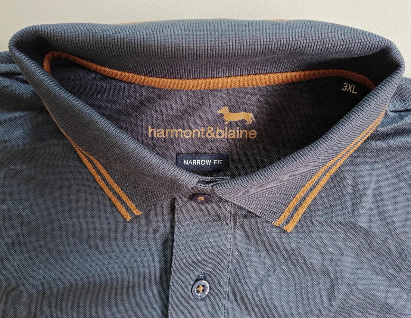 Harmont & Blaine Harmont & Blaine Longsleeves Polo Shirt ASM/2142 Size US XXL / EU 58 / 5 - 5 Thumbnail