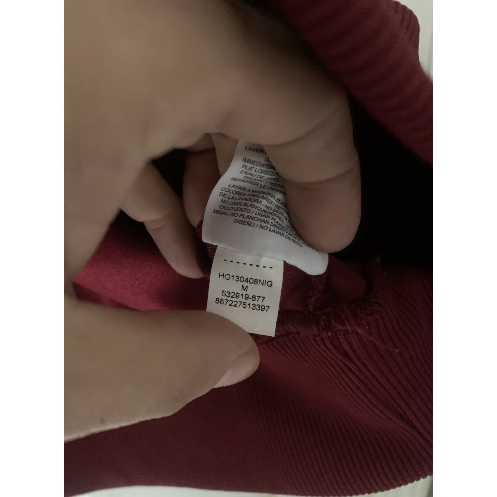 Nike Nike Mens Track Jacket Burgundy Full Zip Long Sleeve Athletic Dept Medium Size US M / EU 48-50 / 2 - 2 Thumbnail