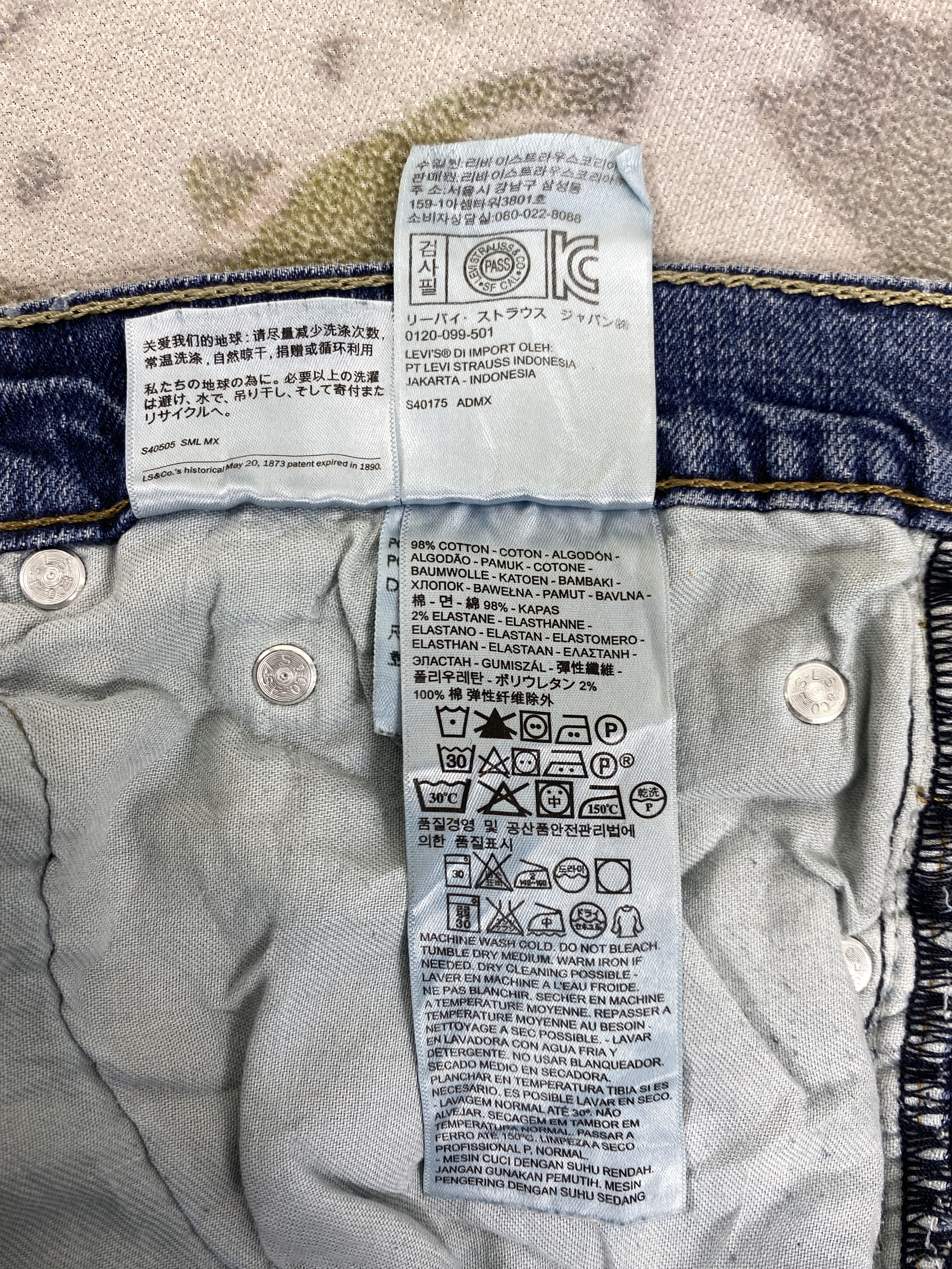 Levi's Vintage Levi's Distressed Denim 34 x 29 -JN568 Size US 34 / EU 50 - 10 Thumbnail