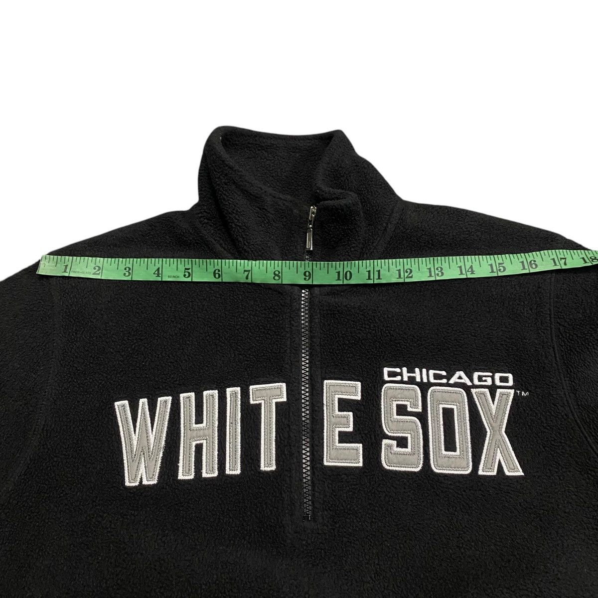 MLB Vintage Chicago White Sox Fleece Half Zip M Size Size US M / EU 48-50 / 2 - 13 Thumbnail