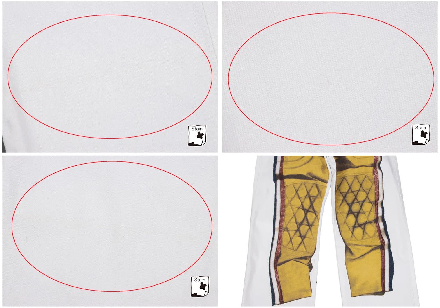 Jean Paul Gaultier Trompe L'Oeil Cotton Stretch Pants in White Size US 32 / EU 48 - 7 Thumbnail
