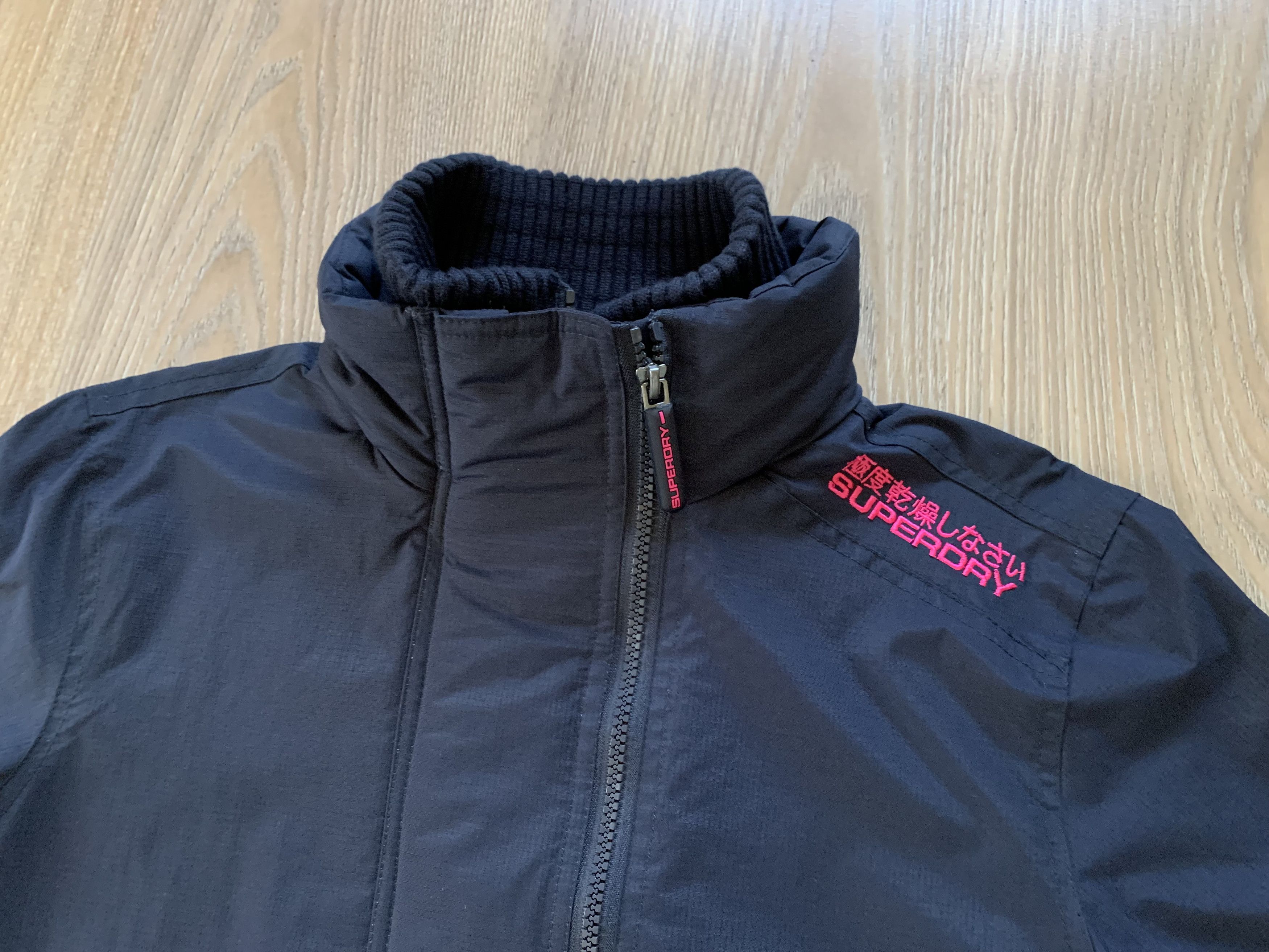 Superdry Japan Navy Blue Nylon Windcheater Jacket
