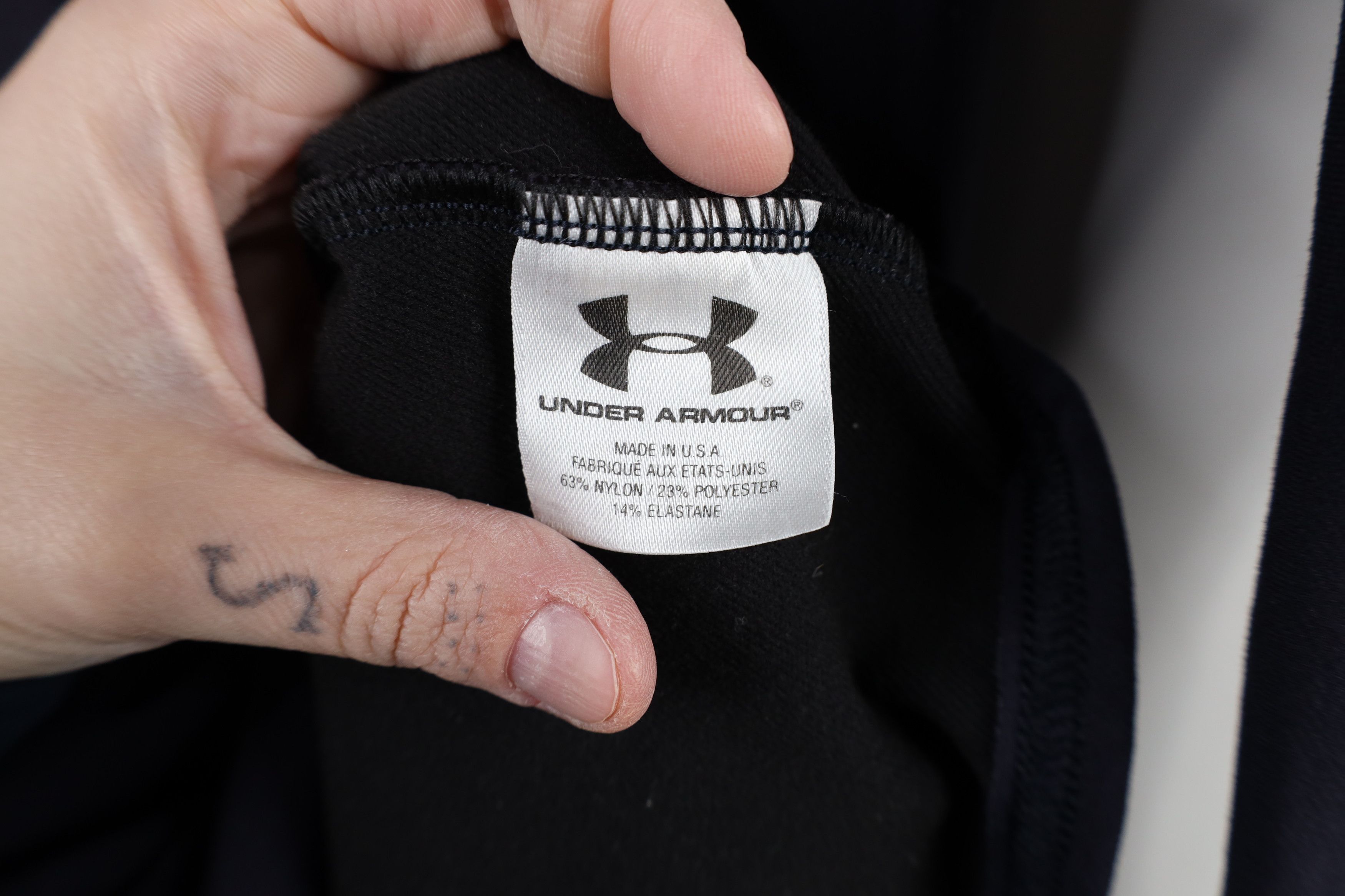 Under Armour × Vintage Vintage Under Armour Compression Mock Neck T-Shirt Navy Blue Size US XL / EU 56 / 4 - 8 Thumbnail