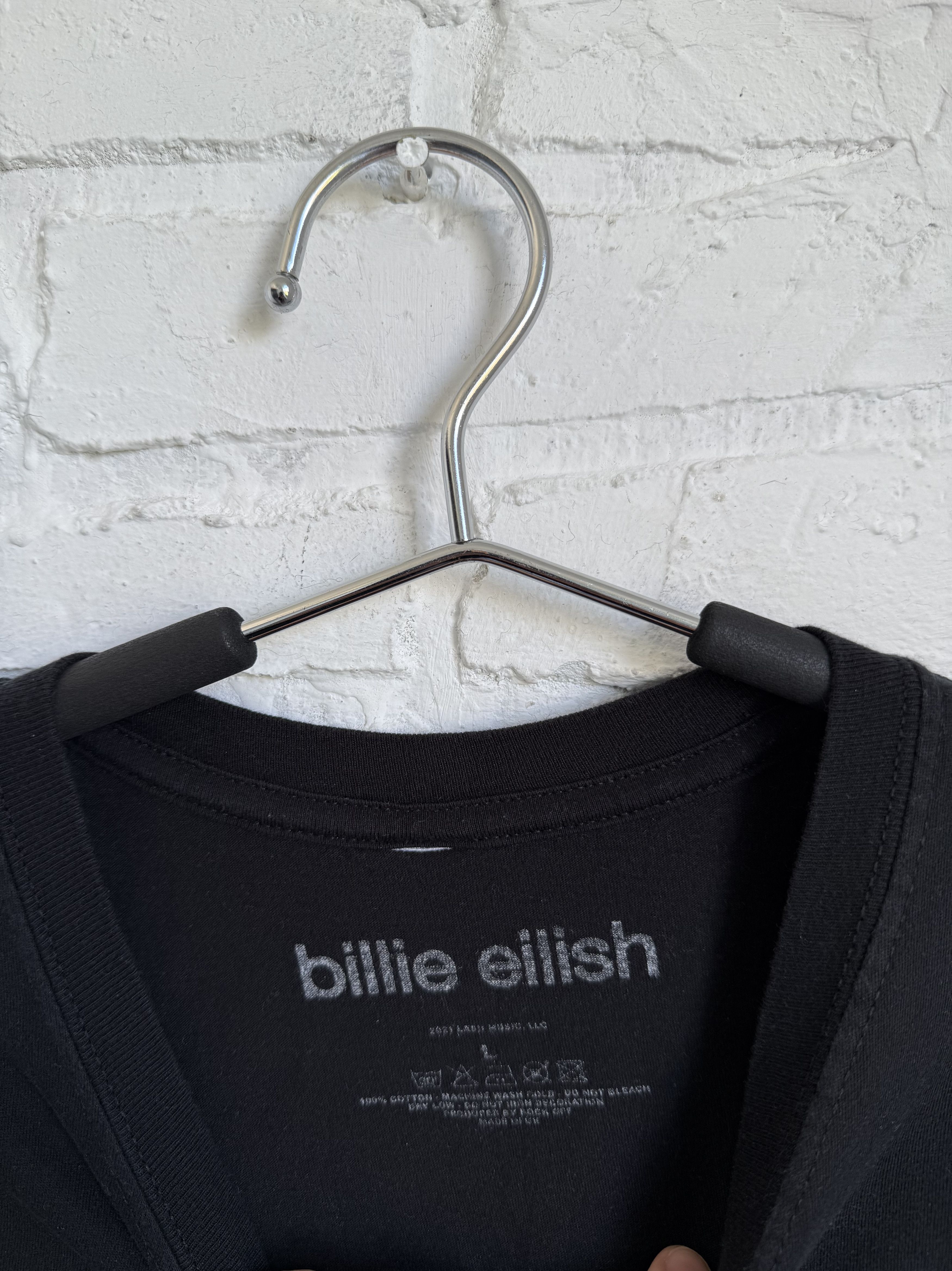 Band Tees × Billie Eilish 2021 Billie Eilish happier than ever merchandise t-shirt Size US L / EU 52-54 / 3 - 3 Thumbnail