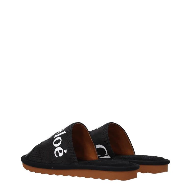 Chloe ob1o1e1024 Leather Slippers in Black Size US 7 / IT 37 - 4 Thumbnail