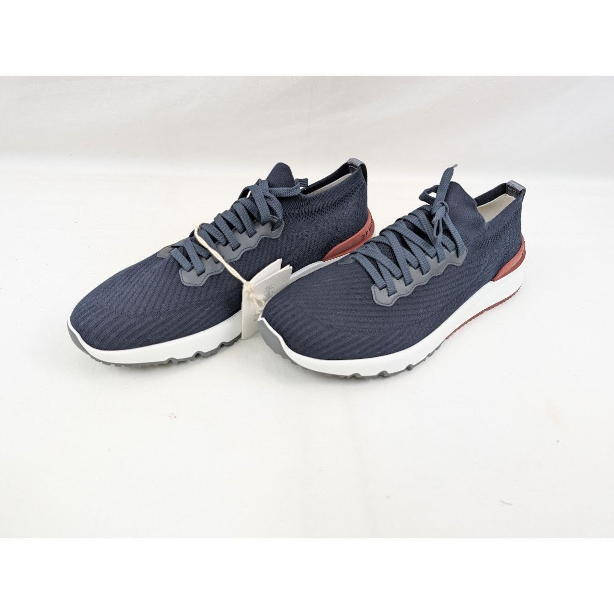 Brunello Cucinelli o1rshd1 Low-Top Sneakers in Navy Size US 12 / EU 45 - 17 Thumbnail