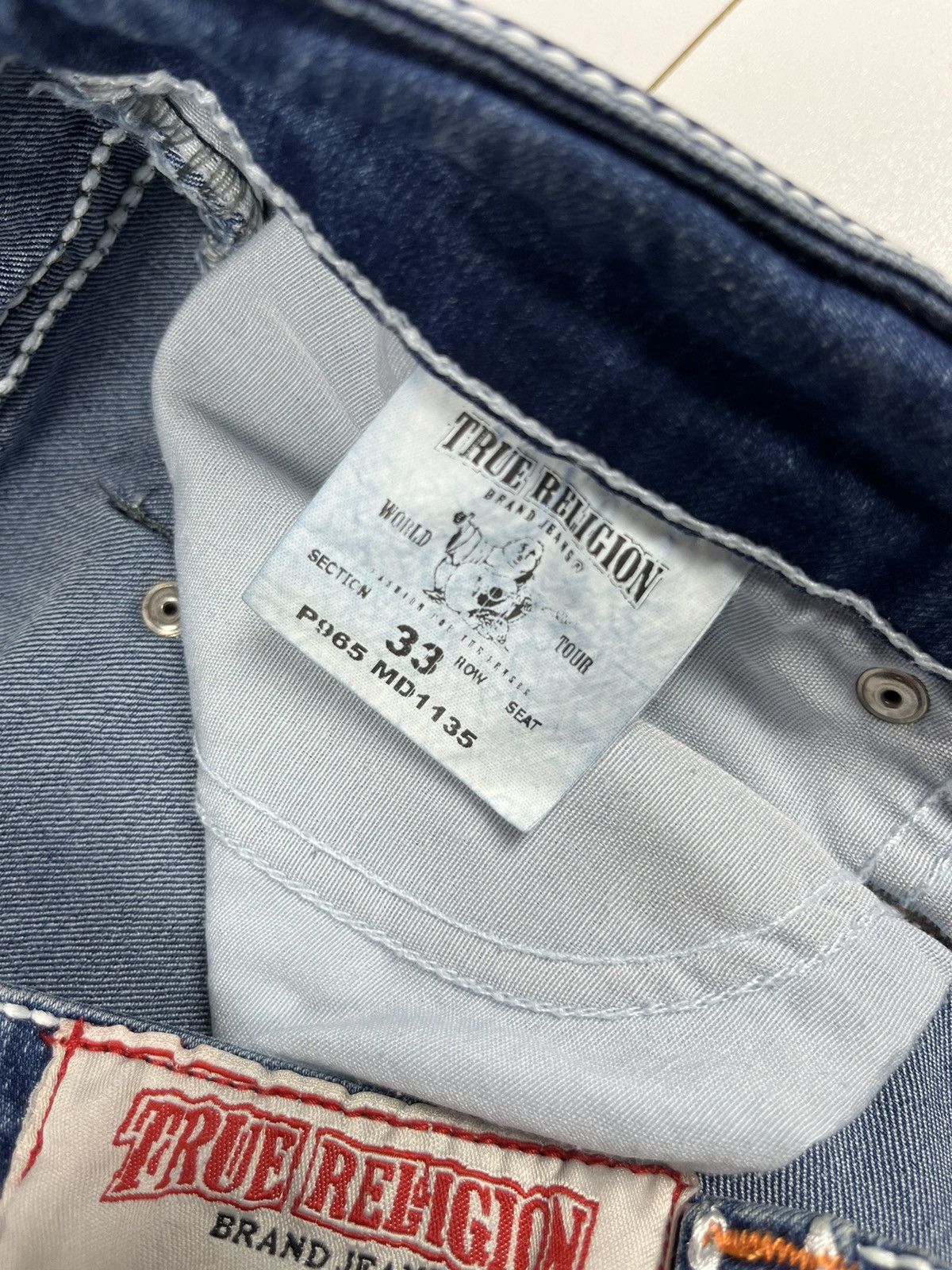 True Religion True Religion Joey Denim Blue Pants Size US 33 - 9 Thumbnail