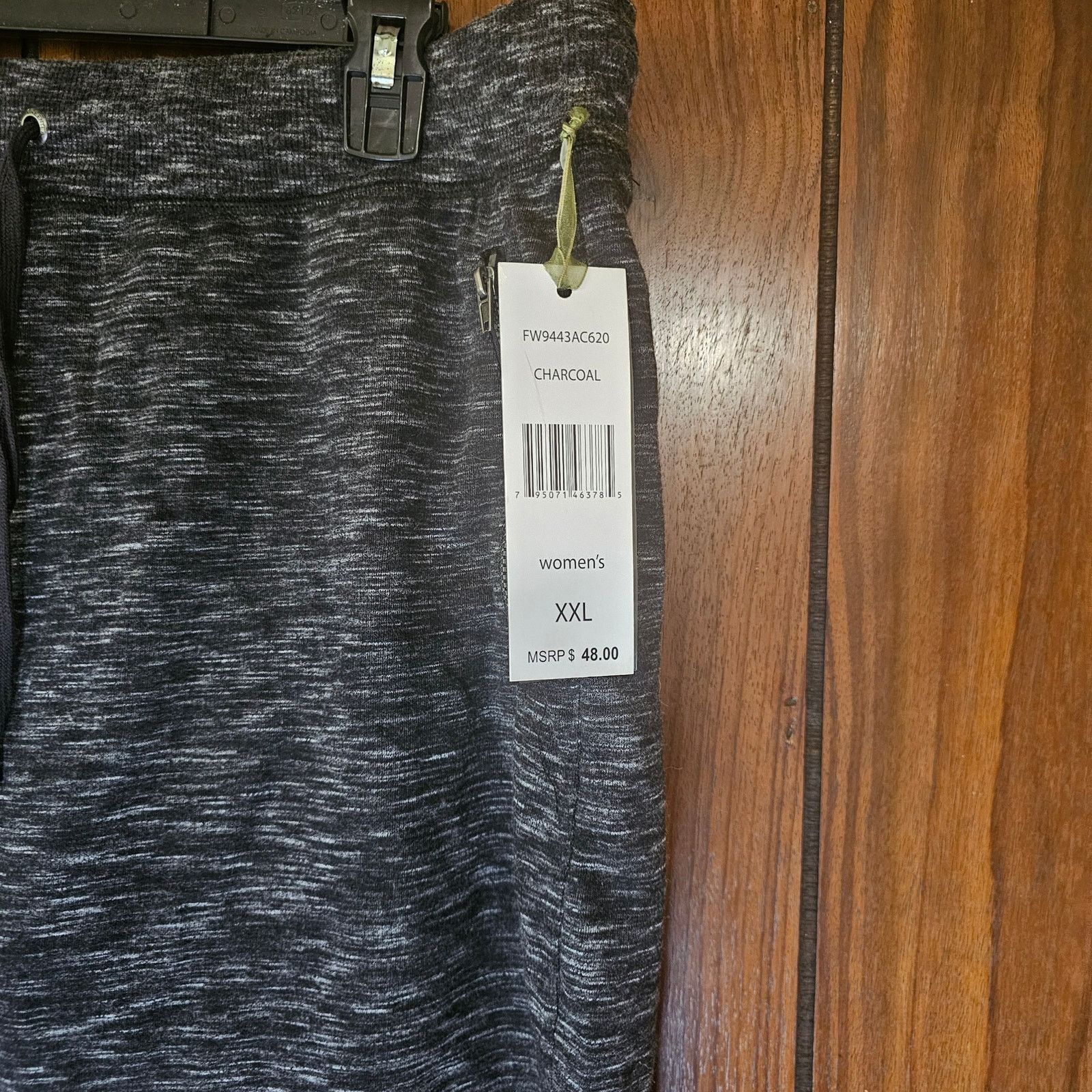 Other New Women's Charcoal Heathered Shorts XXL with Tags Size 40" / US 18 - 2 Thumbnail