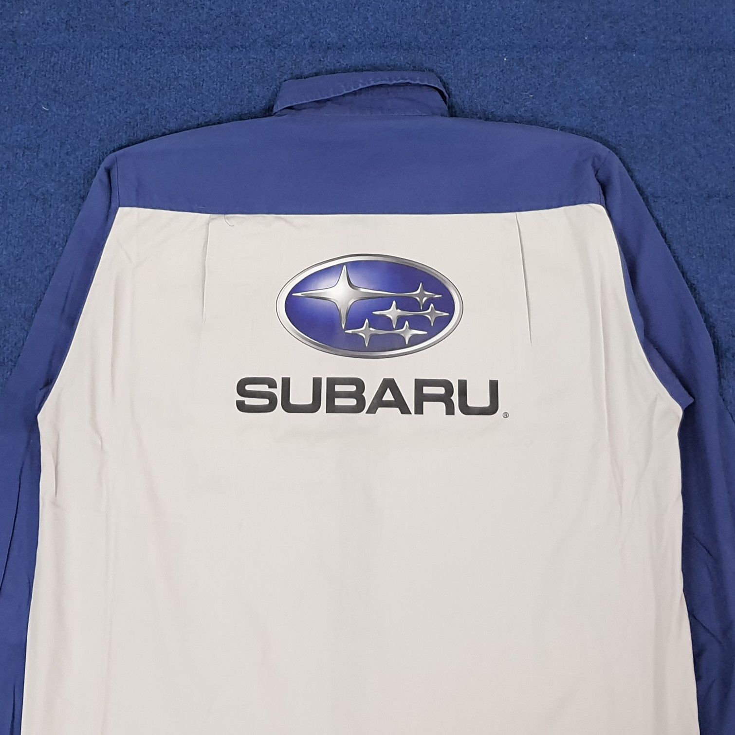Japanese Brand Vintage SUBARU Japan Automobile Sports Work Shirt C223N57 Size US L / EU 52-54 / 3 - 2 Thumbnail