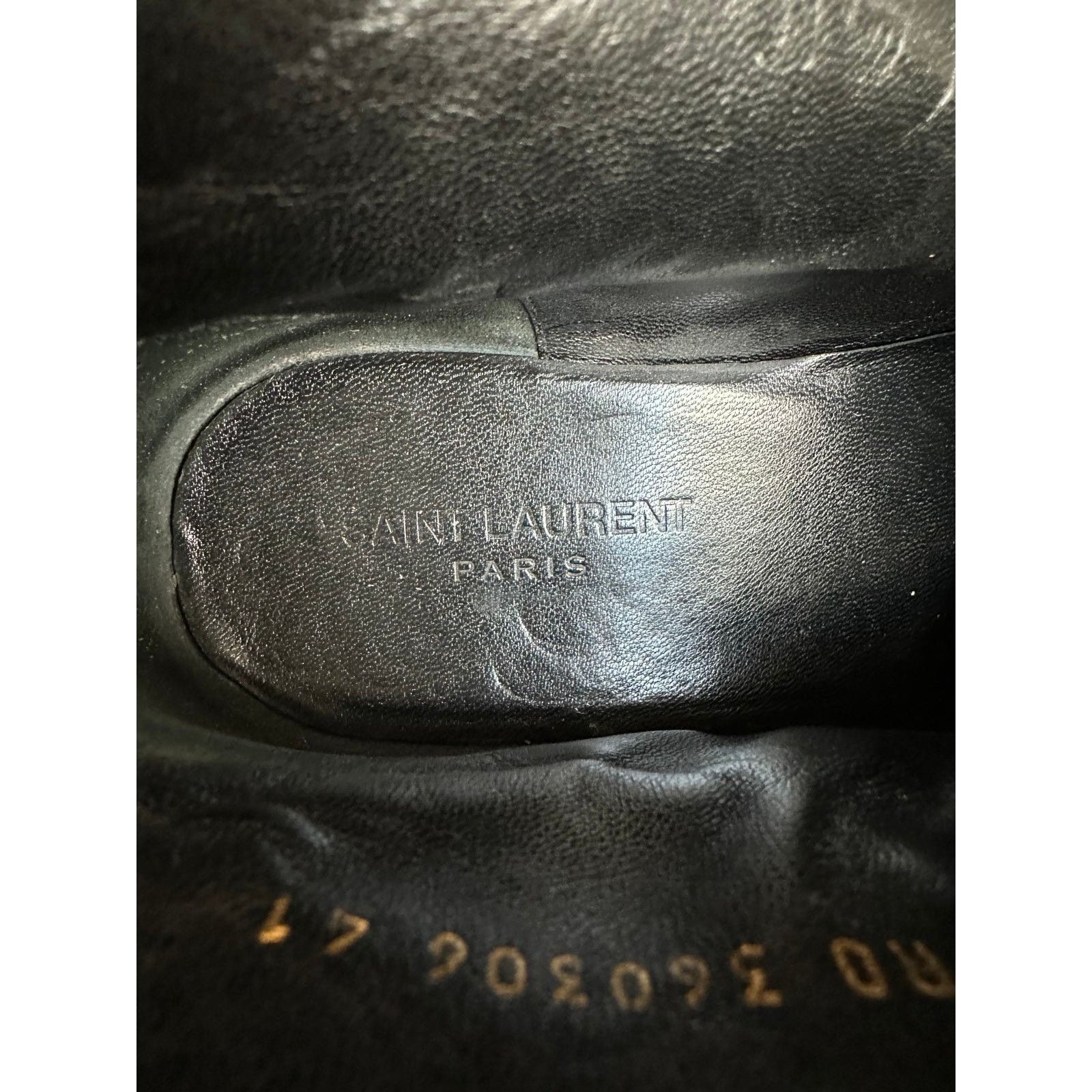 Saint Laurent Paris Saint Laurent Black Calfskin Leather Ankle Boot 41 Size US 10 / IT 40 - 8 Thumbnail