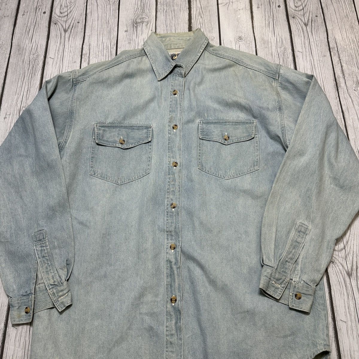 Vintage Vintage denim shirt Size US M / EU 48-50 / 2 - 3 Thumbnail