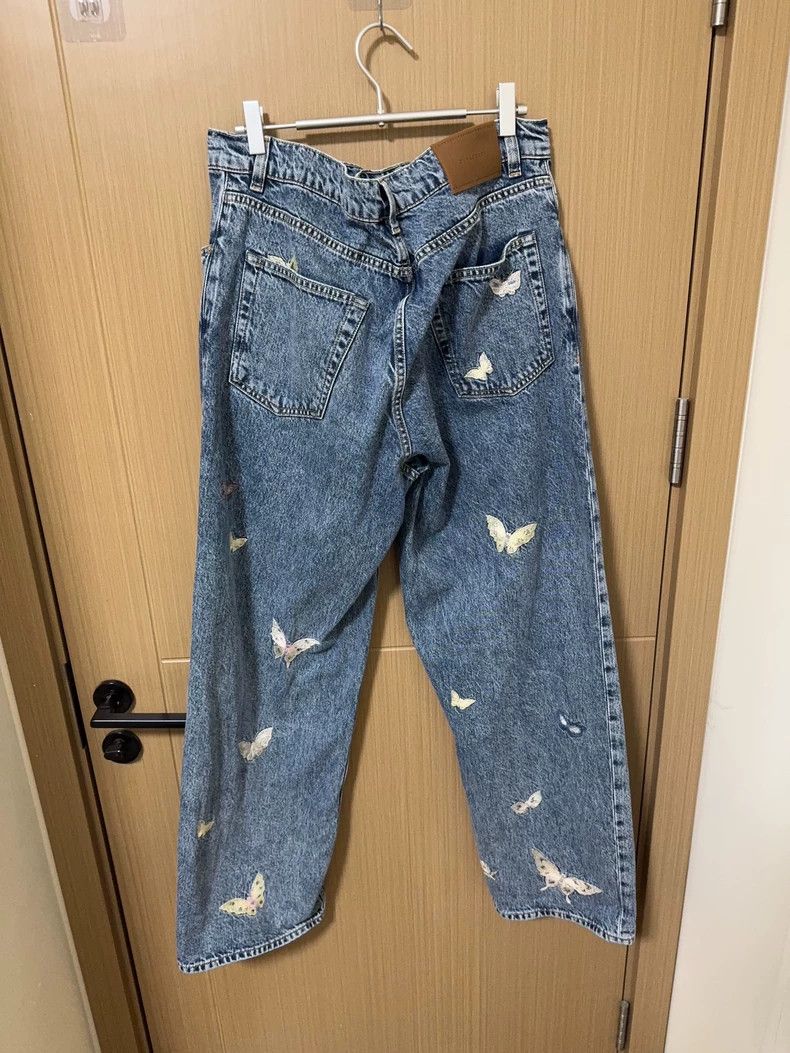 Our Legacy Our Legacy Butterfly embroidered straight jeans Size US 30 / EU 46 - 2 Thumbnail
