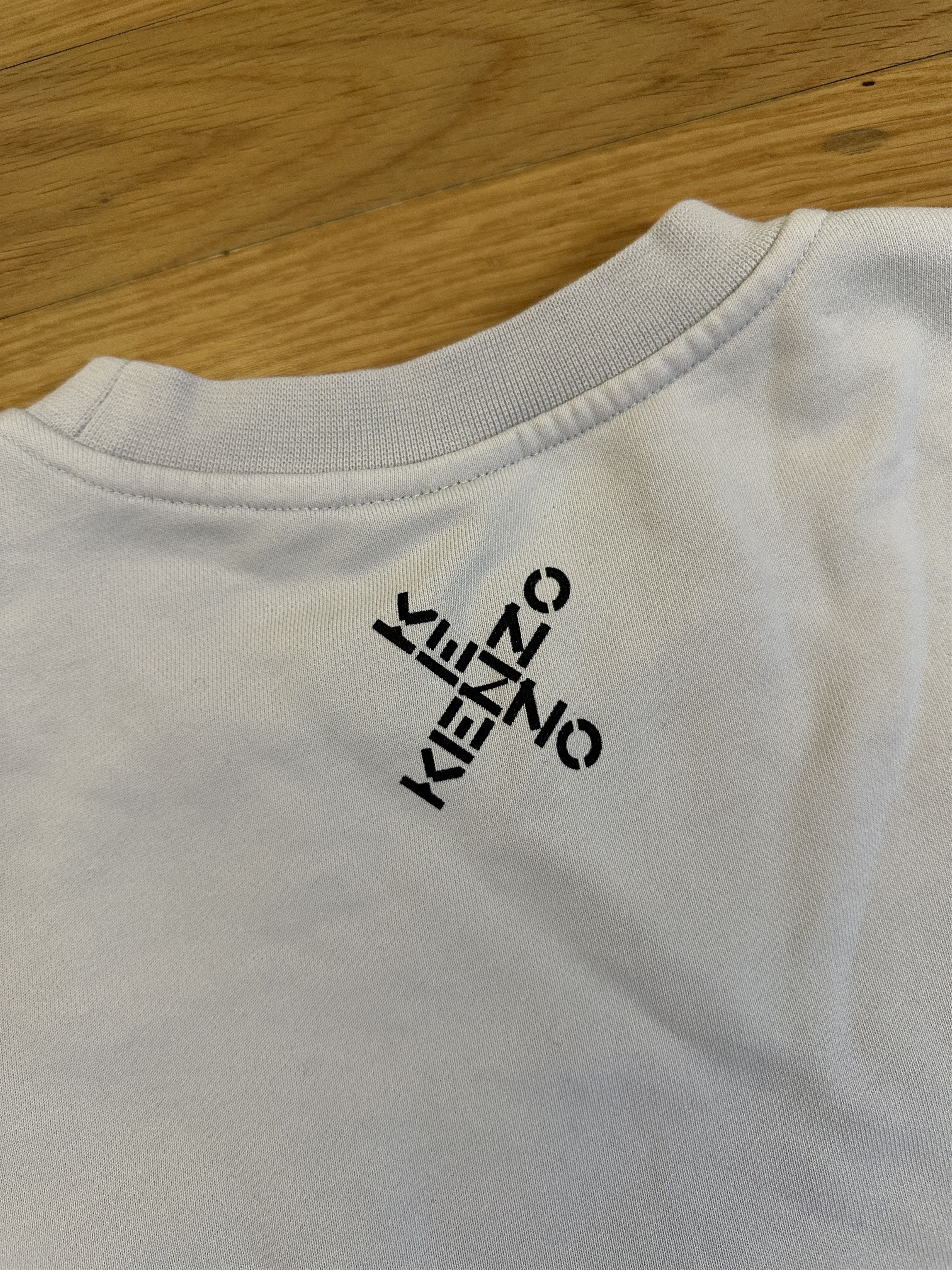 Kenzo Kenzo Paris Diagonal Logo Crewneck Sweater - Size L Size US L / EU 52-54 / 3 - 5 Thumbnail