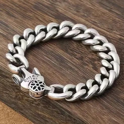 Other 20 cm Length Blossom Cuban Chain bracelet Size ONE SIZE - 4 Thumbnail