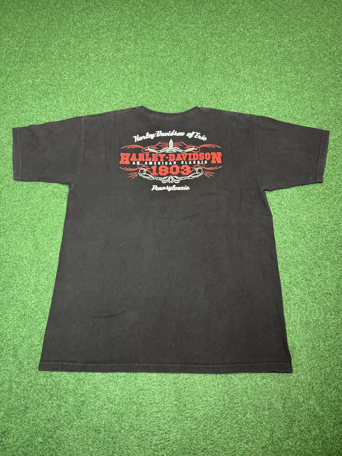 Harley Davidson Harley Davidson Biker Legend Motorcycle Eagle Lrg T Shirt Size US L / EU 52-54 / 3 - 4 Thumbnail