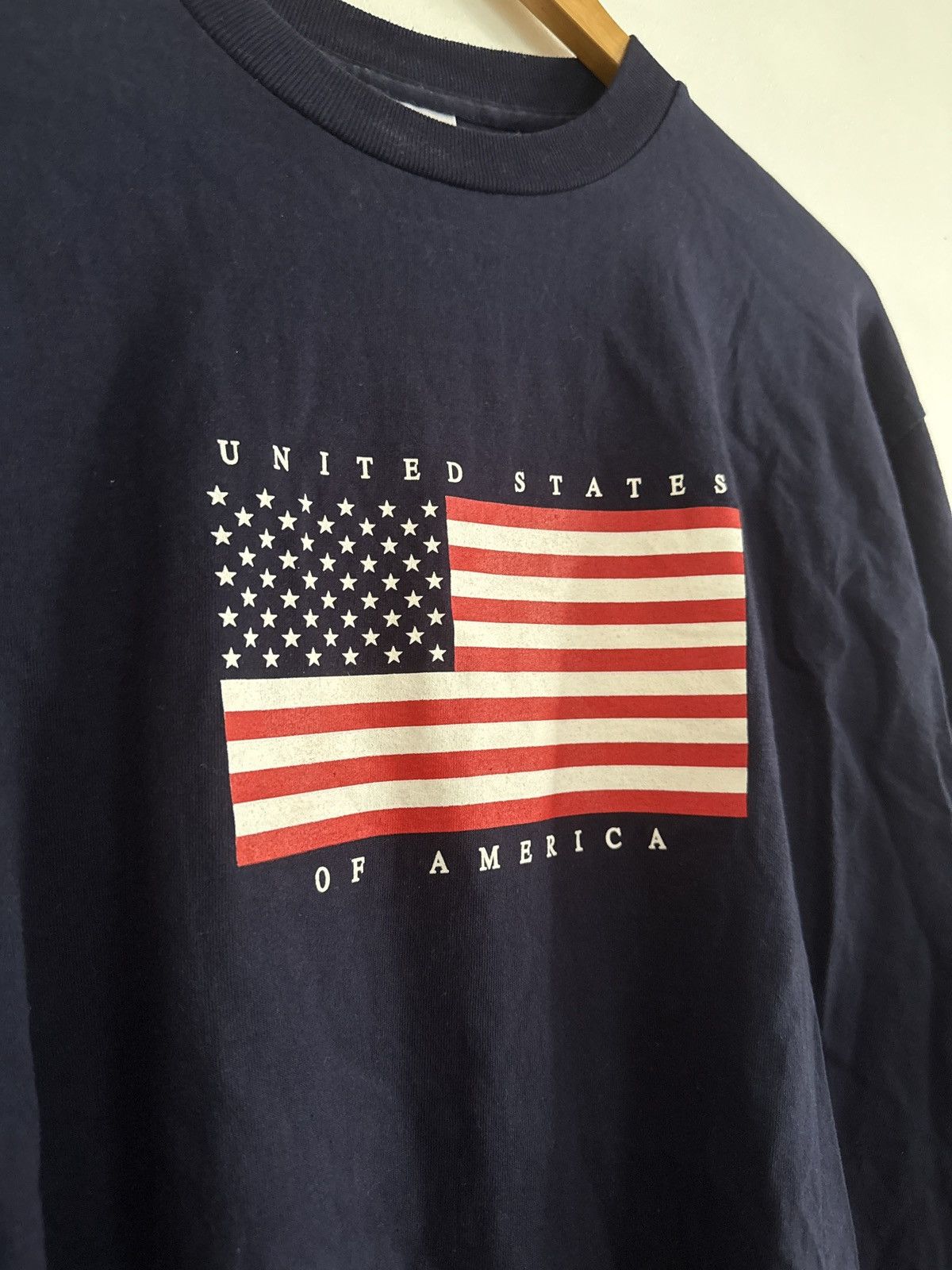Vintage Vintage Navy Men’s Large USA Longsleeve Size US L / EU 52-54 / 3 - 2 Thumbnail