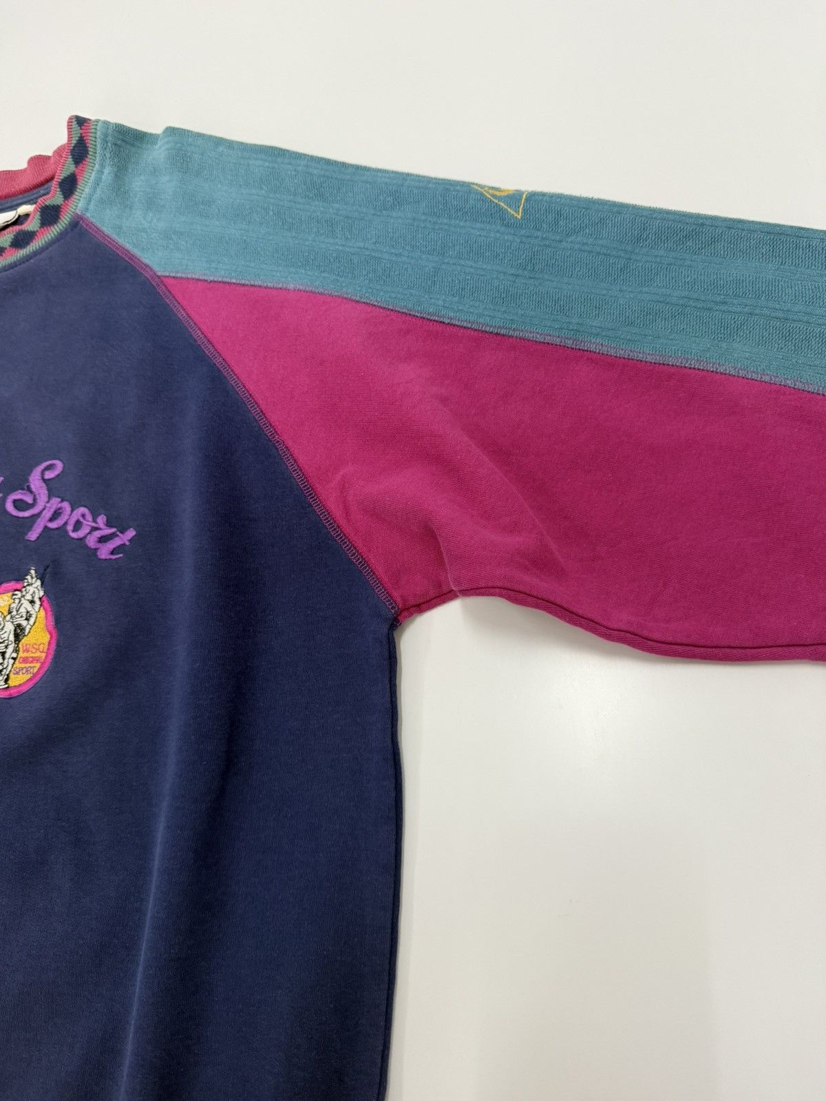 Le Coq Sportif 🔥 Vintage 90's Le Coq Sportif Grenoble Sport Sweatshirt Size US M / EU 48-50 / 2 - 6 Thumbnail