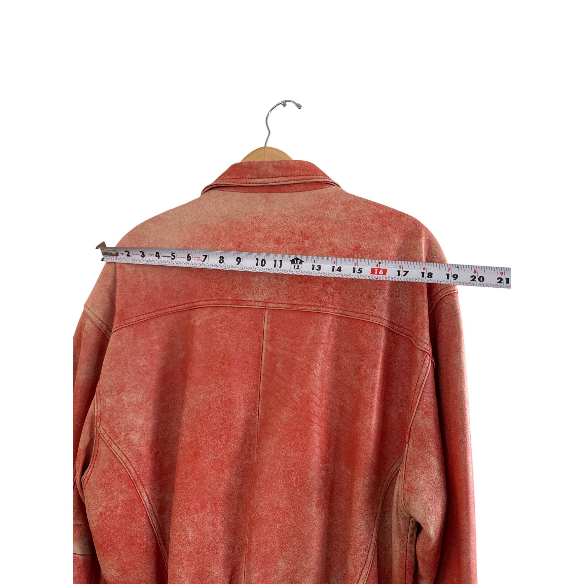 Vintage Vintage M. Julian Rust Leather Jacket L Distressed 90s Pop M Size US L / EU 52-54 / 3 - 6 Thumbnail