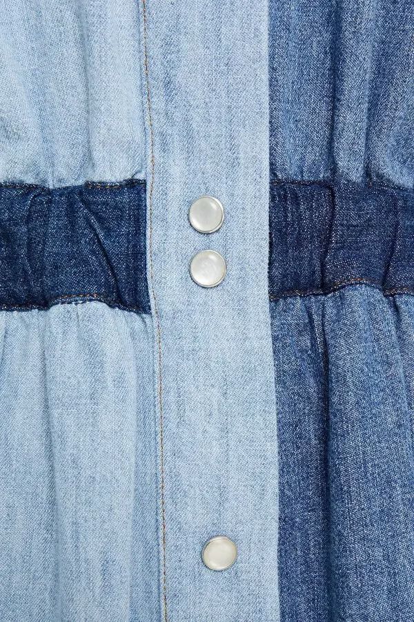 Dolce & Gabbana o1y0825 Mini Denim Dress in Blue Size XS / US 0-2 / IT 36-38 - 4 Thumbnail