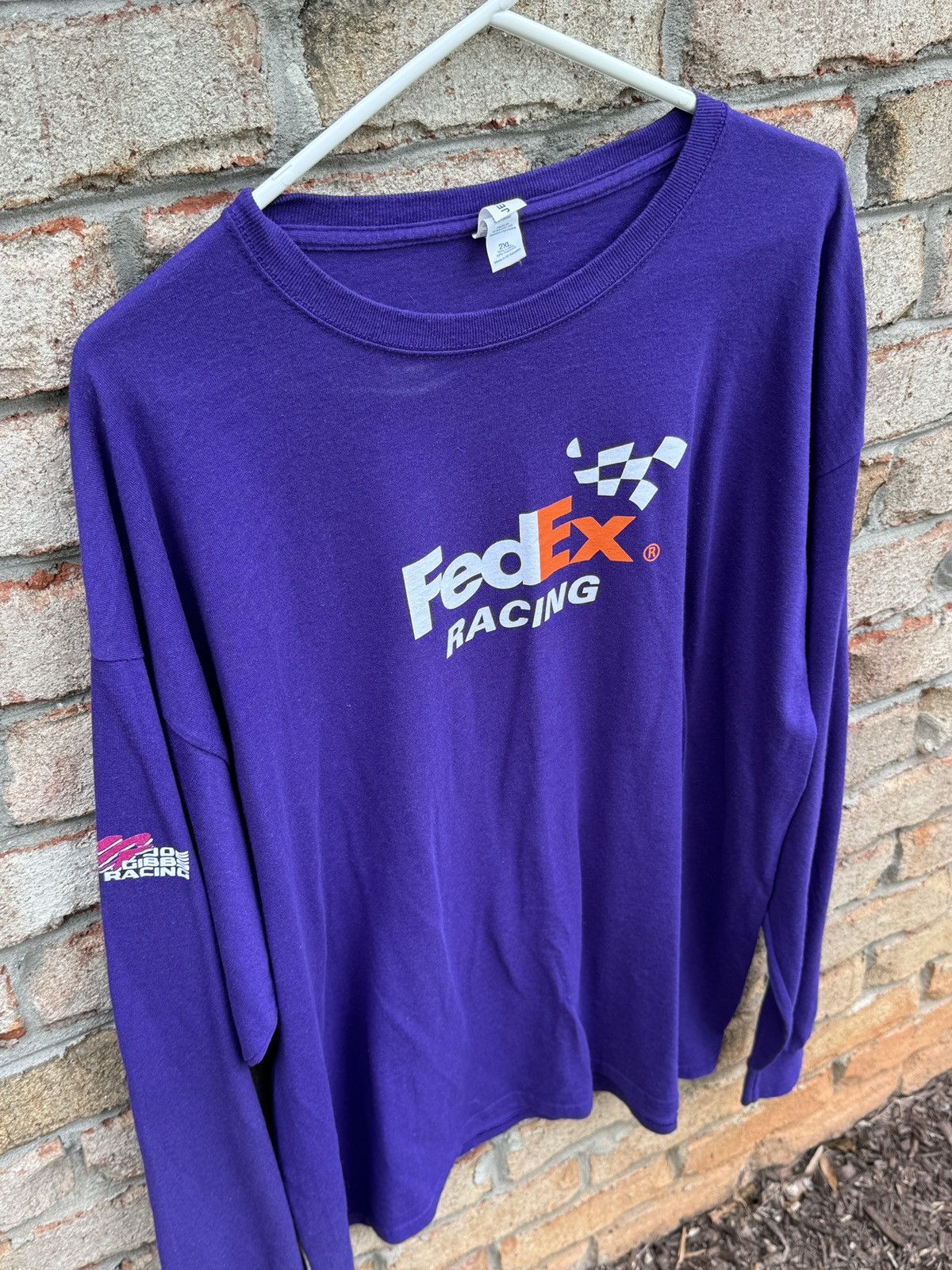 Jerzees Joe Gibbs Racing Fedex Racing Toyota long sleeve shirt Size US XXL / EU 58 / 5 - 2 Thumbnail