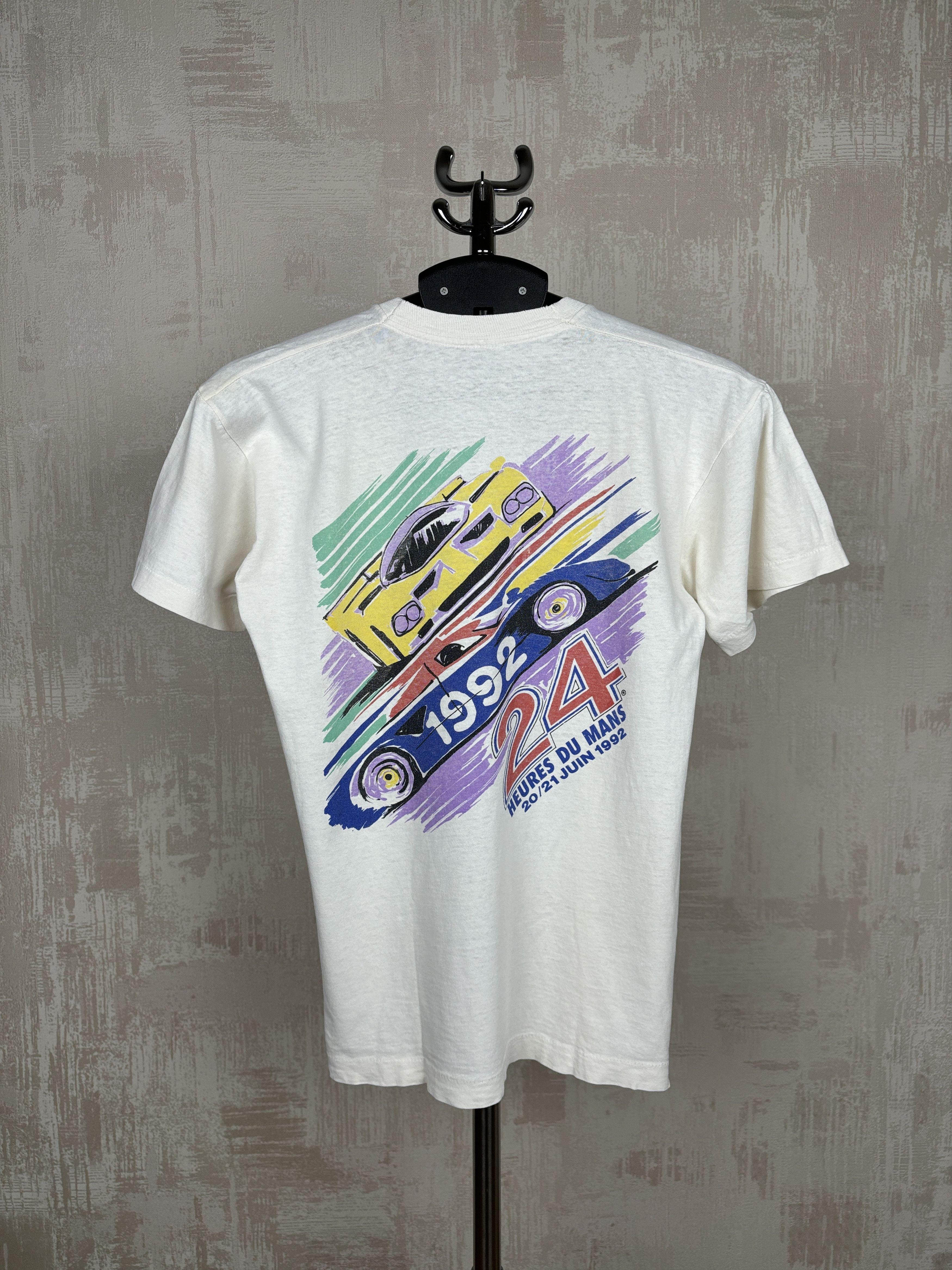 Vintage 24 Heures du Mans 1992 Racing Vintage T-shirt Single Stitch Size US S / EU 44-46 / 1 - 2 Thumbnail