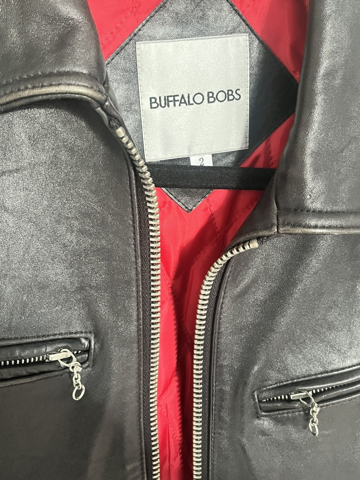 BUFFALO BOBS Buffalo Bobs arm zip leather jacket Size US M / EU 48-50 / 2 - 4 Thumbnail