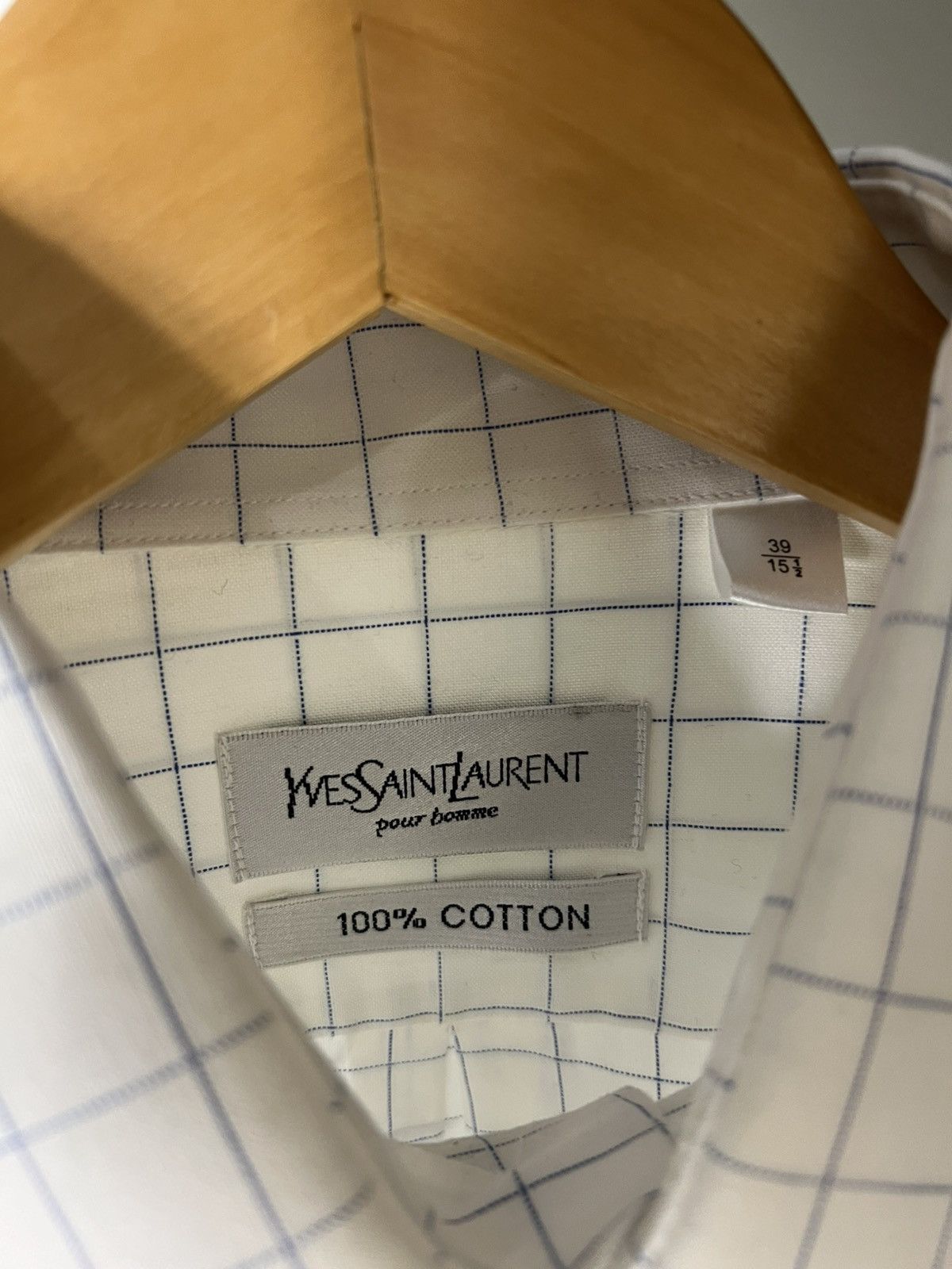 Saint Laurent Paris VINTAGE YVES SAINT LAURENT CLASSIC DESIGNER SHIRT RETRO 90s Size US XL / EU 56 / 4 - 11 Thumbnail