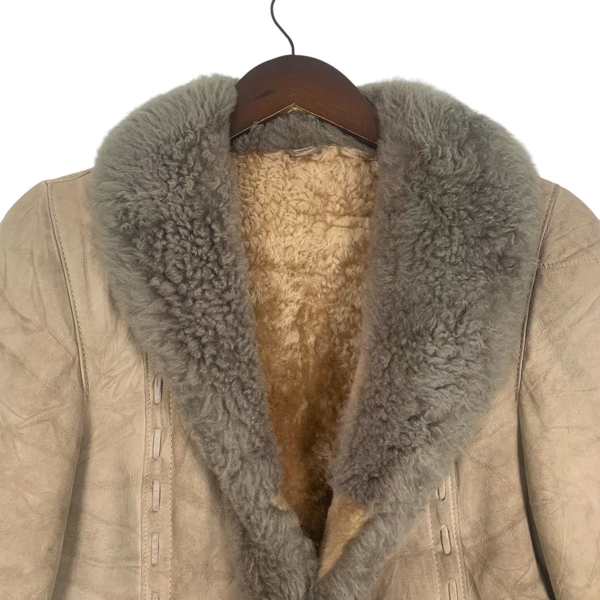 Designer × Vintage Vintage ADAR made in spain echt leder faux fur coat Size S / US 4 / IT 40 - 3 Thumbnail