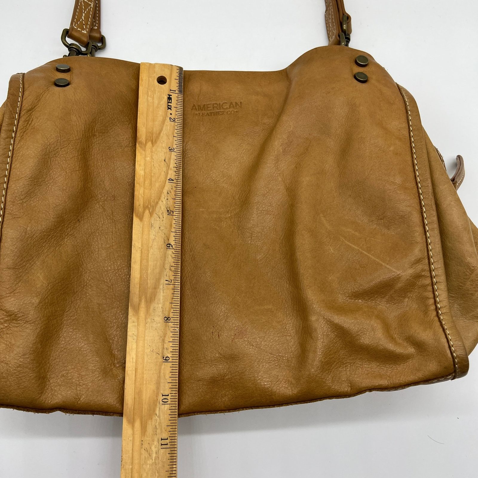 Other American Leather Co Womens Brown Leather Purse Size ONE SIZE - 3 Thumbnail