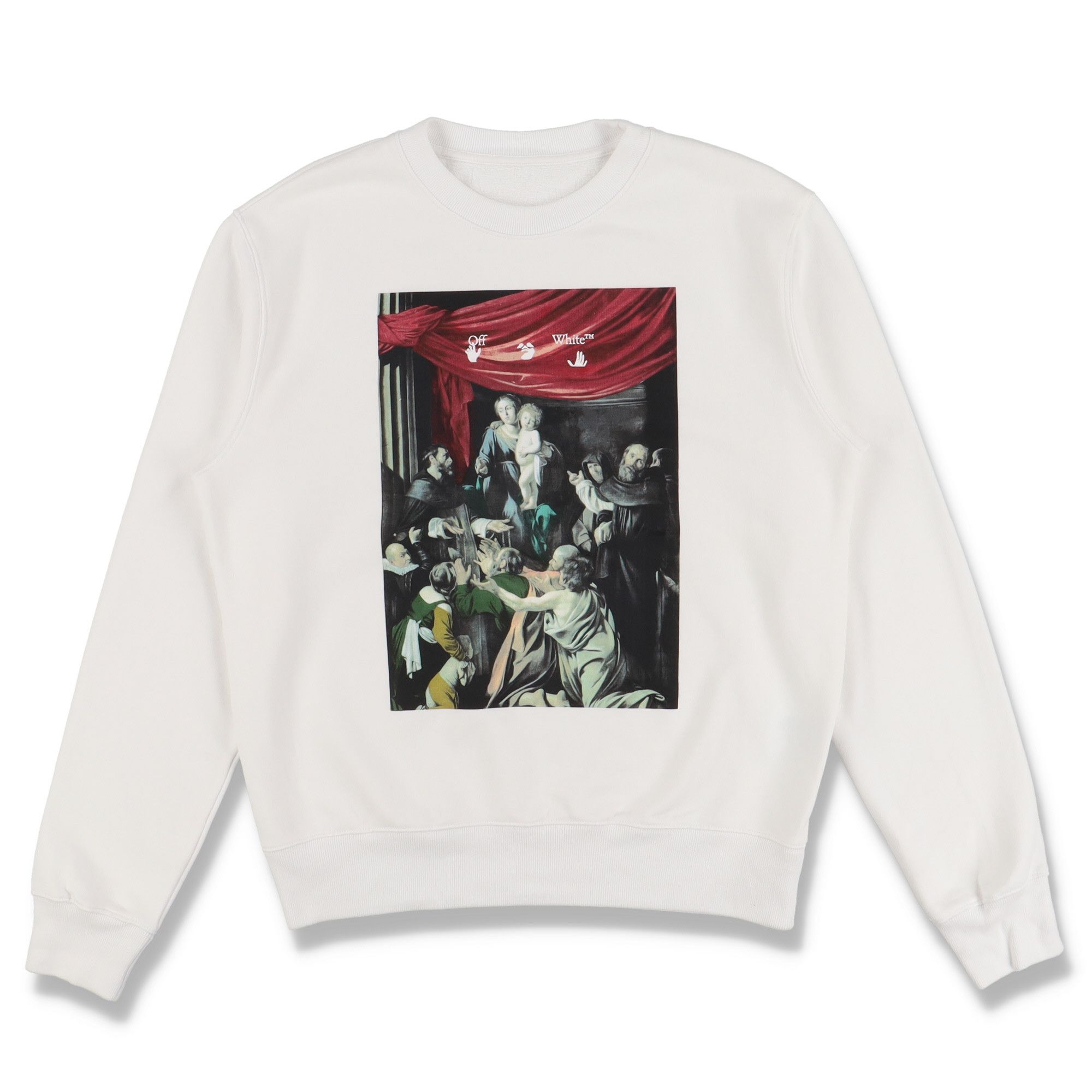 White Caravaggio Arrows Sweatshirt