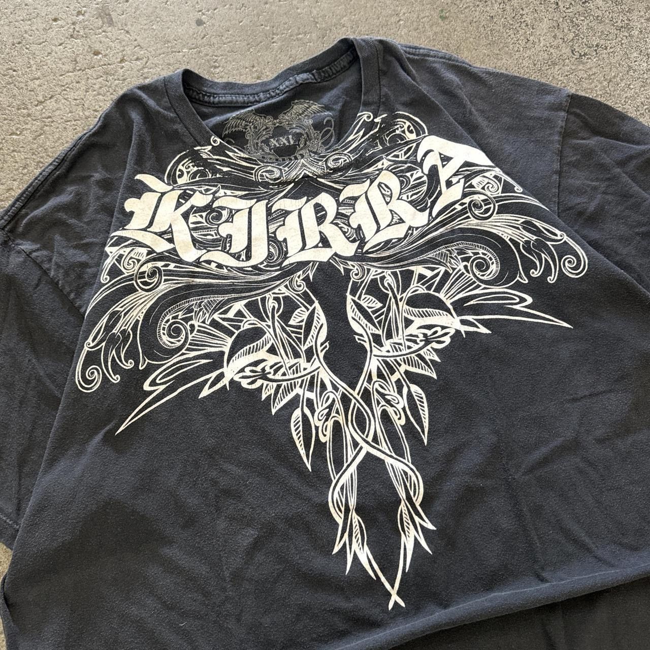 Kirra Vintage Kirra Y2K Mall Goth Tribal Grunge T-shirt Black XXL Size US XXL / EU 58 / 5 - 2 Thumbnail